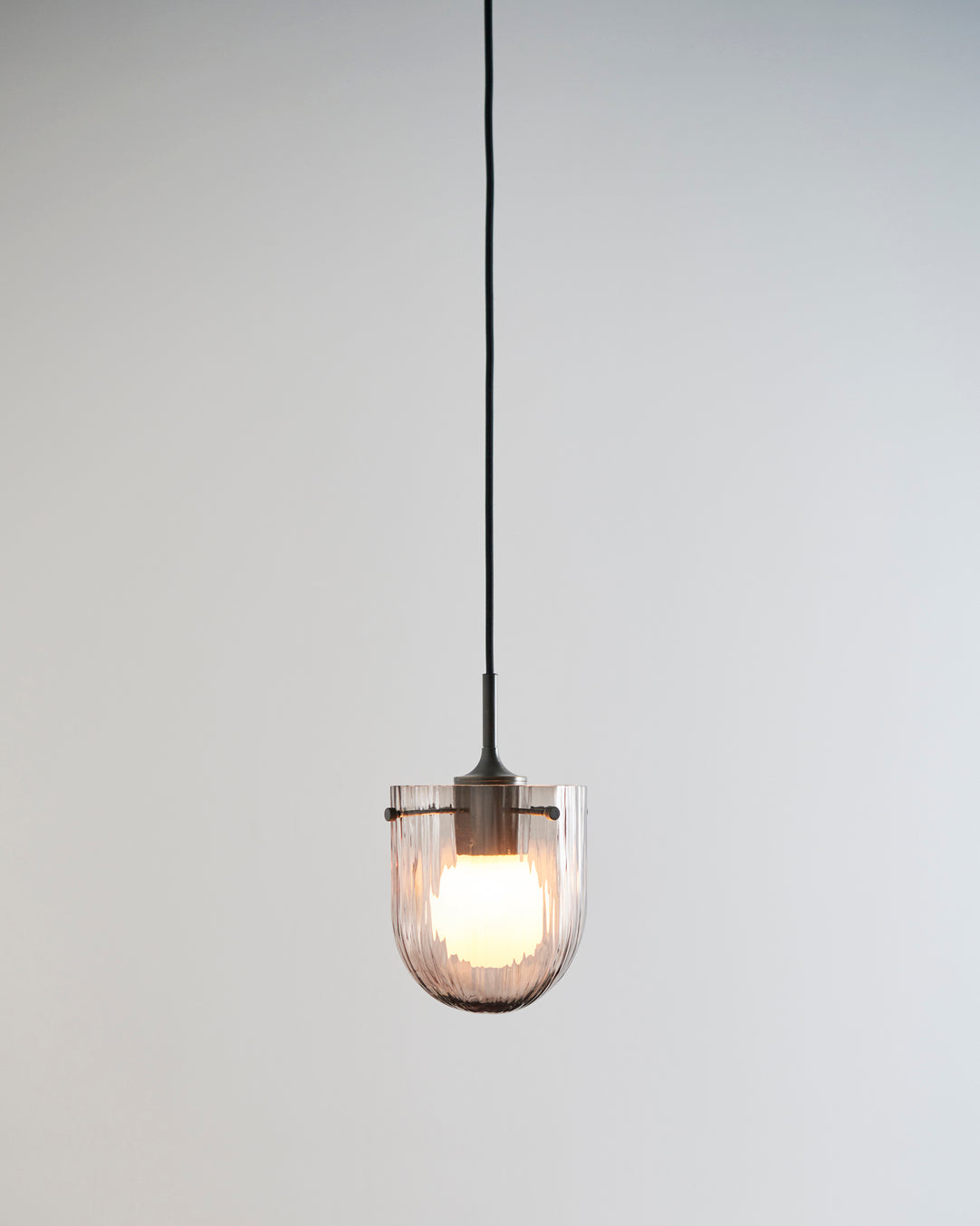 Lampa wisząca SEINE dymione szkło