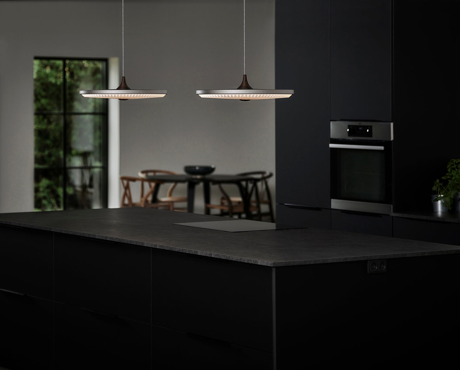 Lampa wisząca MODEL 198 SOLEIL wędzony dąb