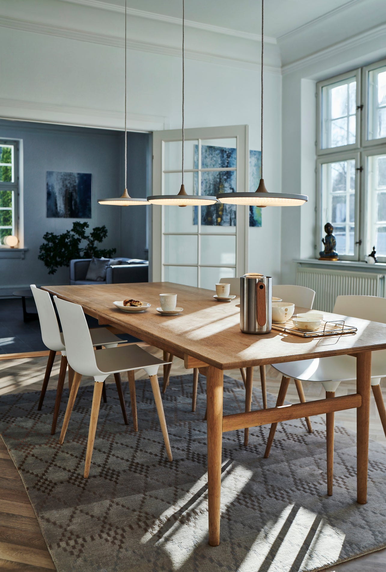 Lampa wisząca MODEL 198 SOLEIL jasny dąb