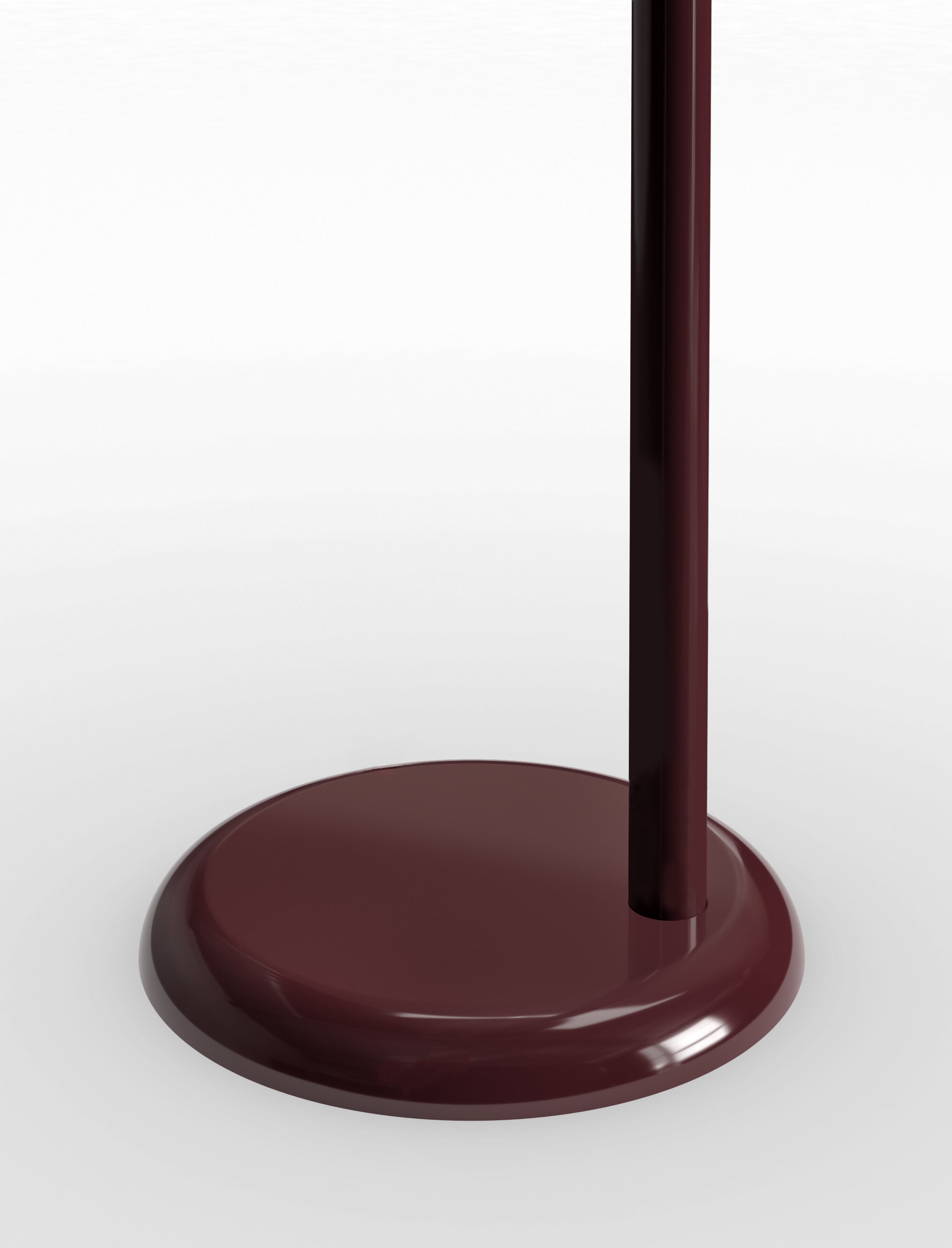 Round Side Table SPOT in Burgundy