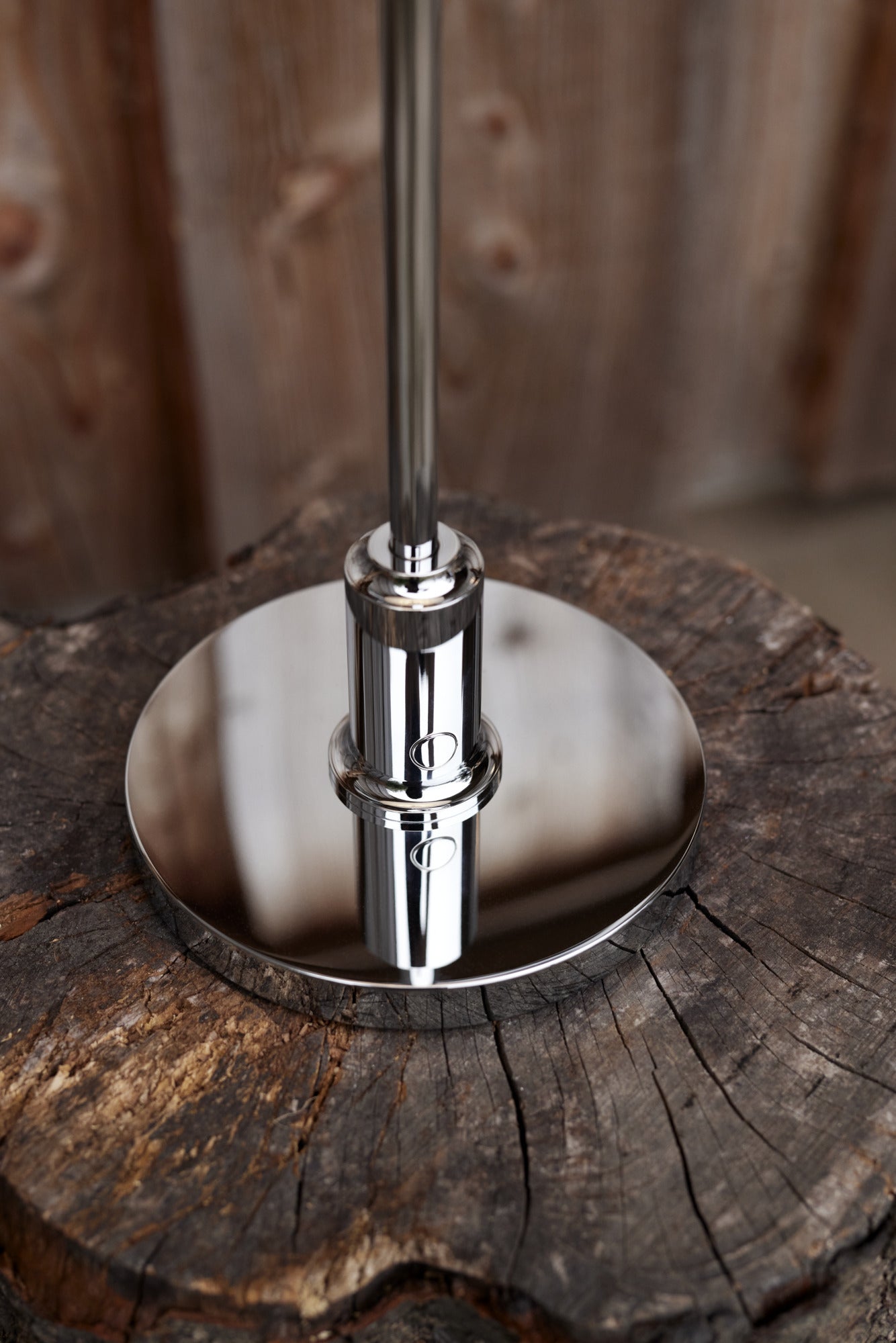 Portable lamp PH 2/1 white with chrome base