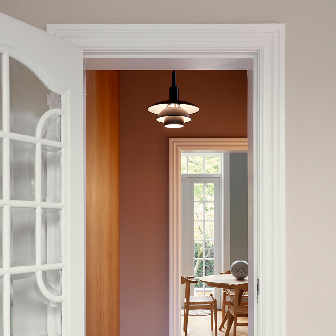 Lampa wisząca PH 3/3 biały z czarnym matowym wykończeniem