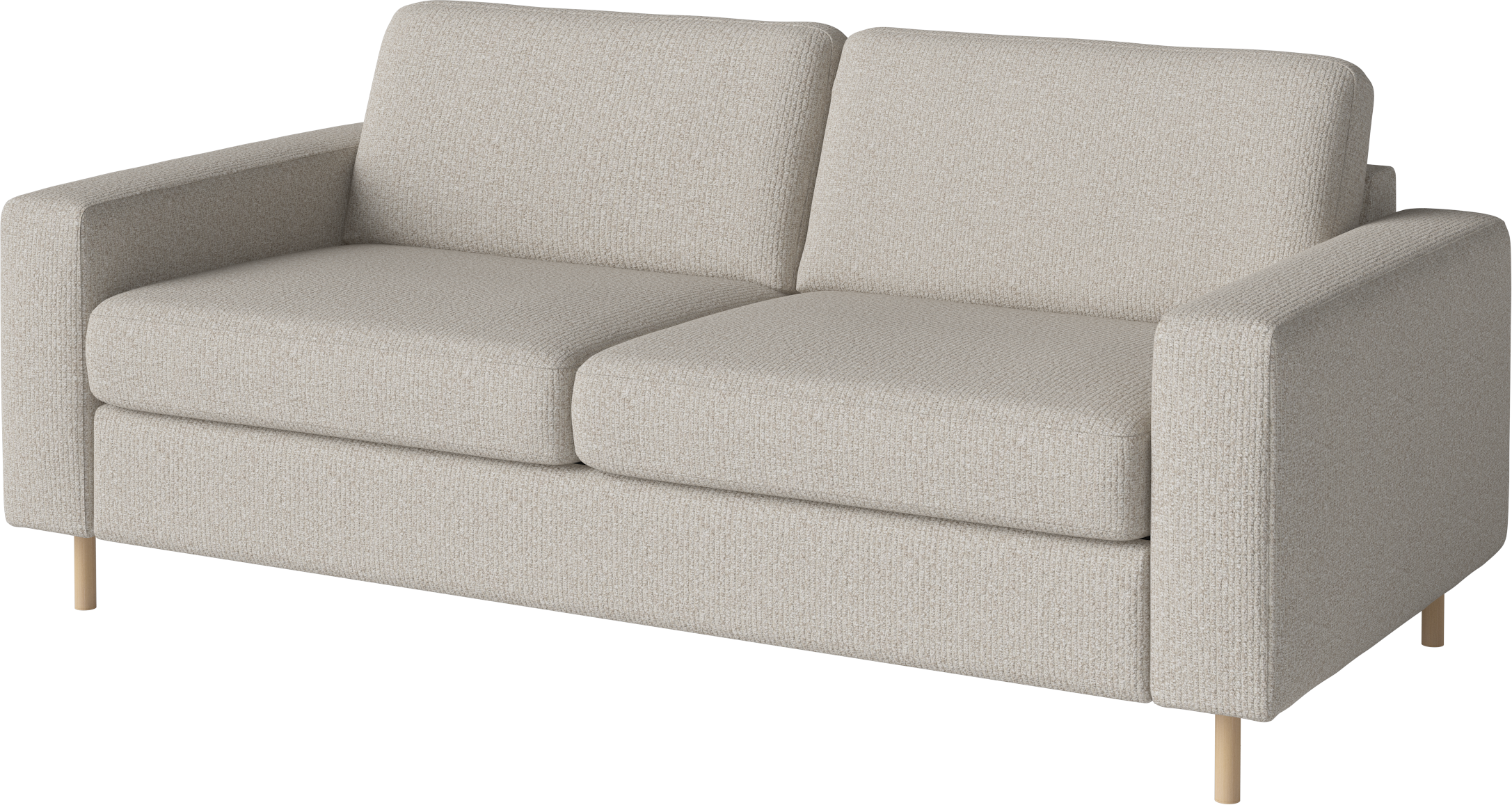 Sofa rozkładana 2,5-osobowa SCANDINAVIA podstawa z drewna dębowego