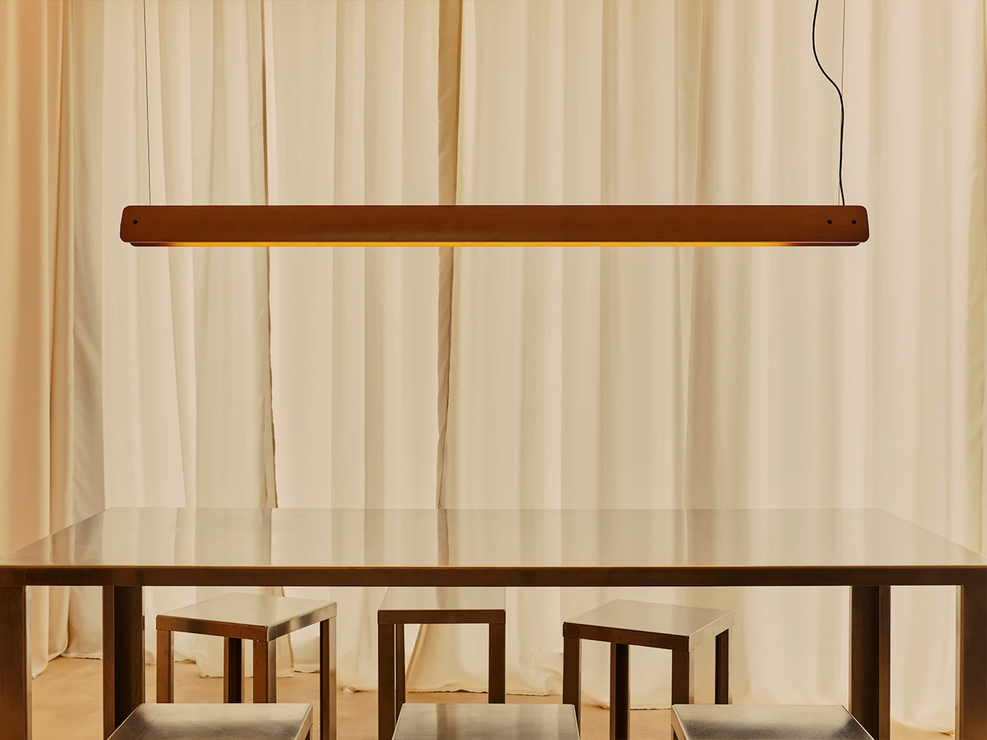 Lampa wisząca SEKI-HAN miedziany brązowy