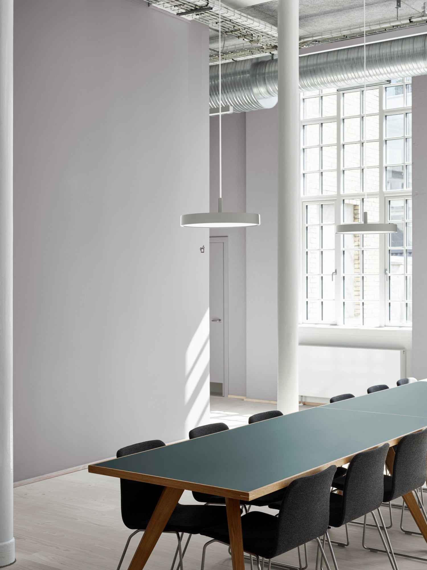 LP SLIM white pendant lamp