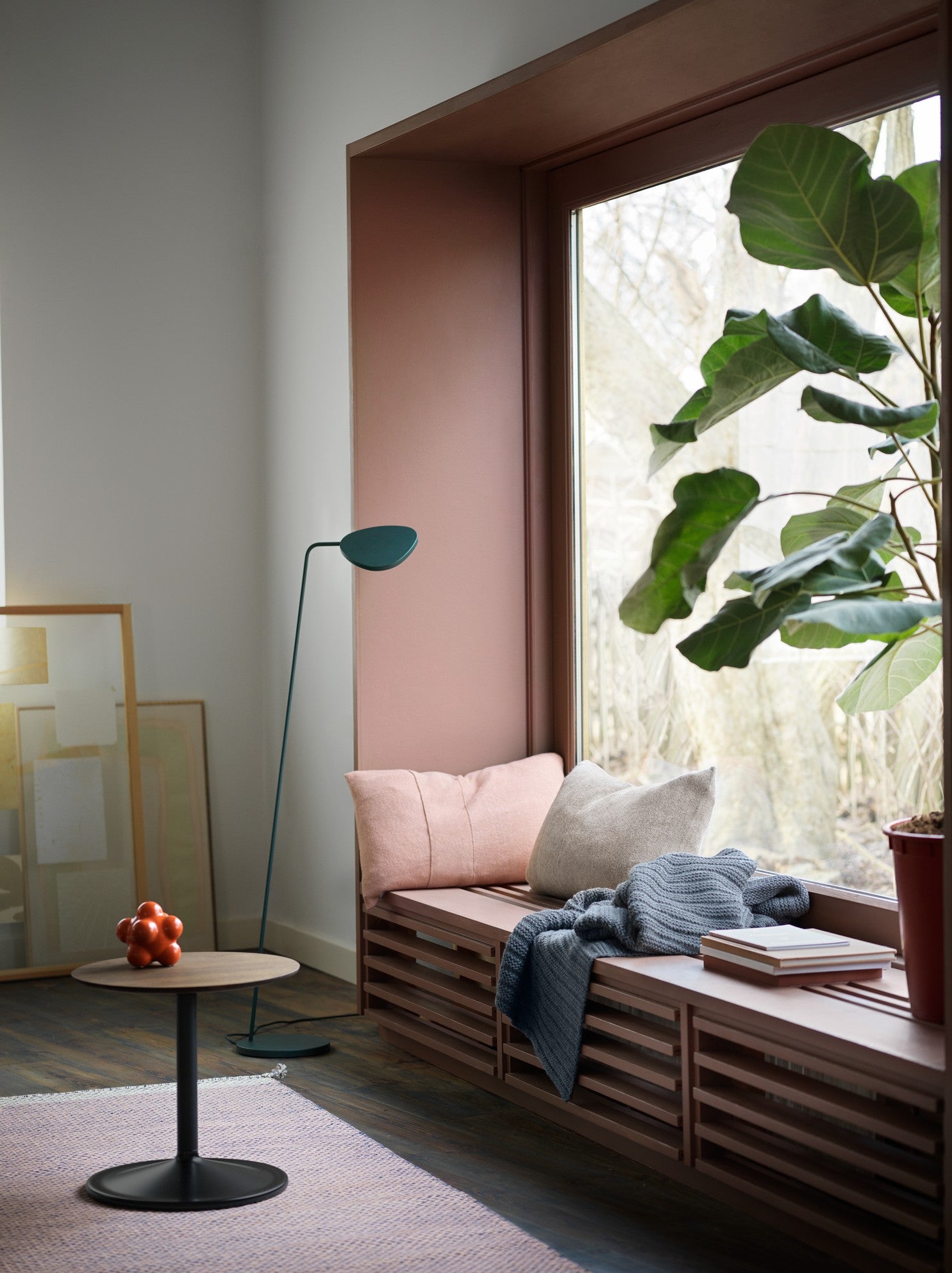 Lampa podłogowa LEAF ciemnozielony