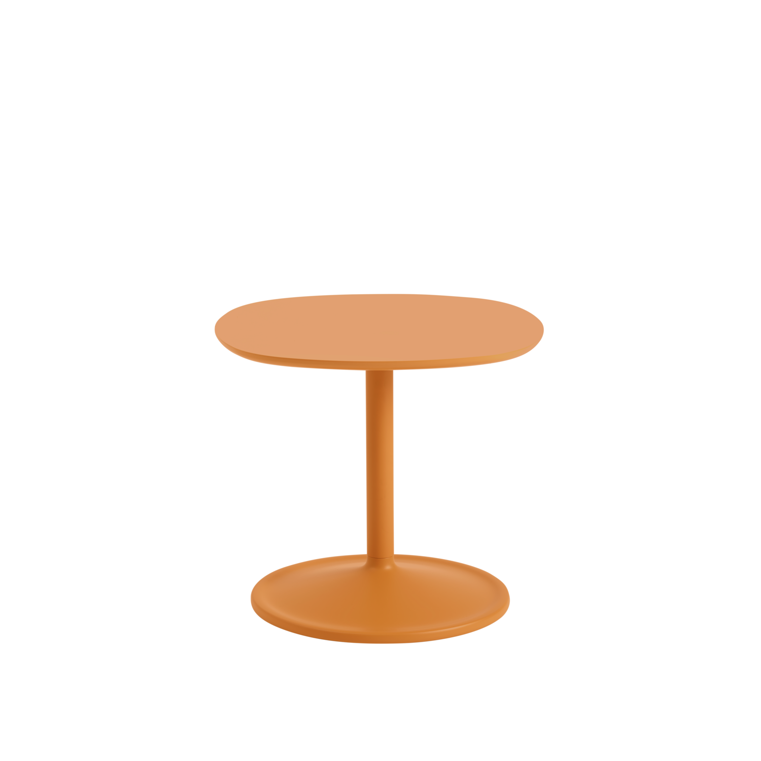 Square Side Table SOFT Orange