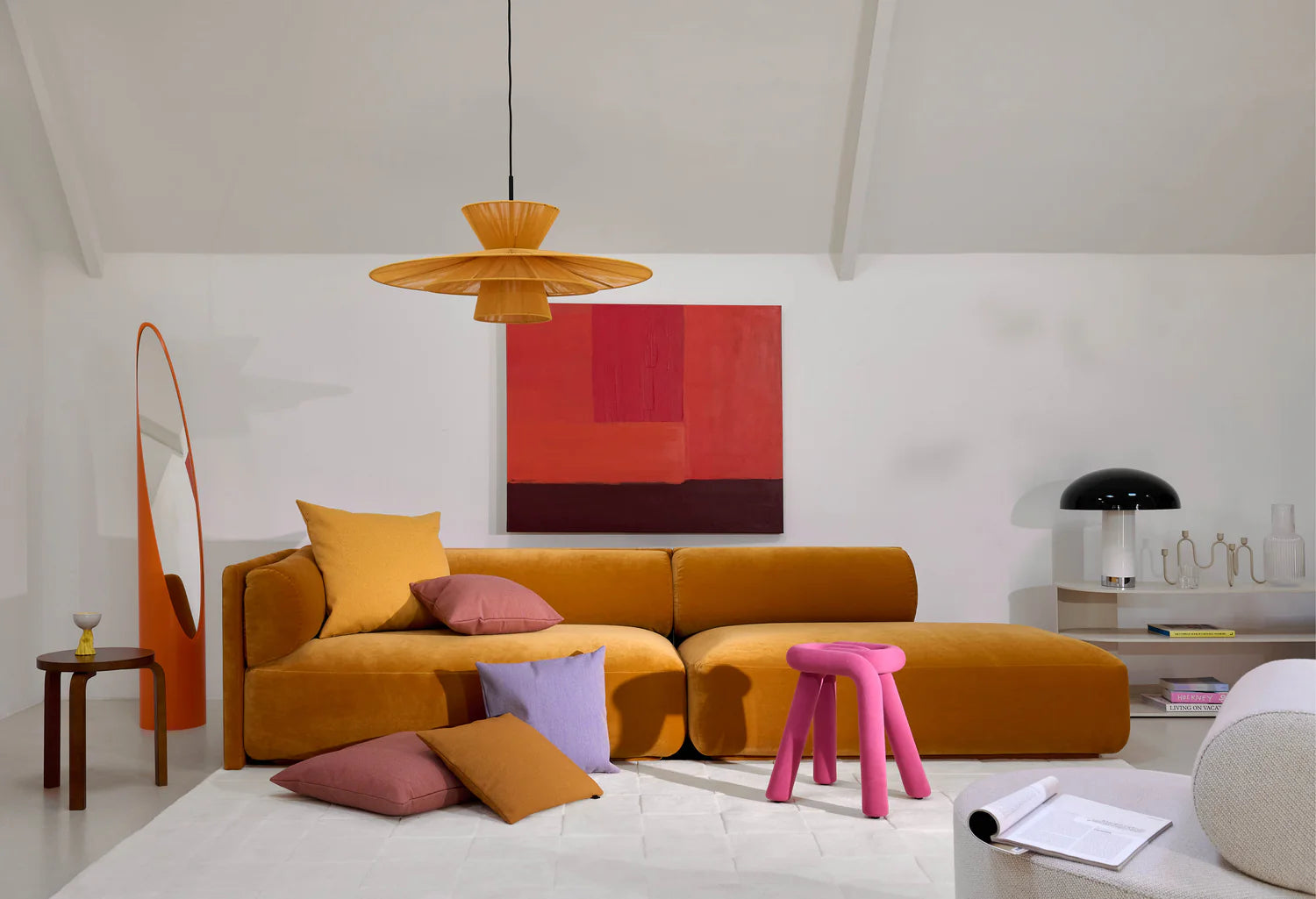 Lampa wisząca SOLLE terakota