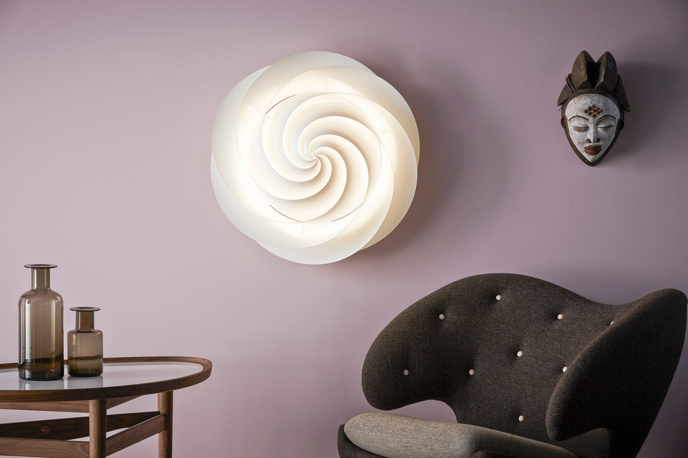 Lampa ścienna MODEL 1320 SWIRL biały