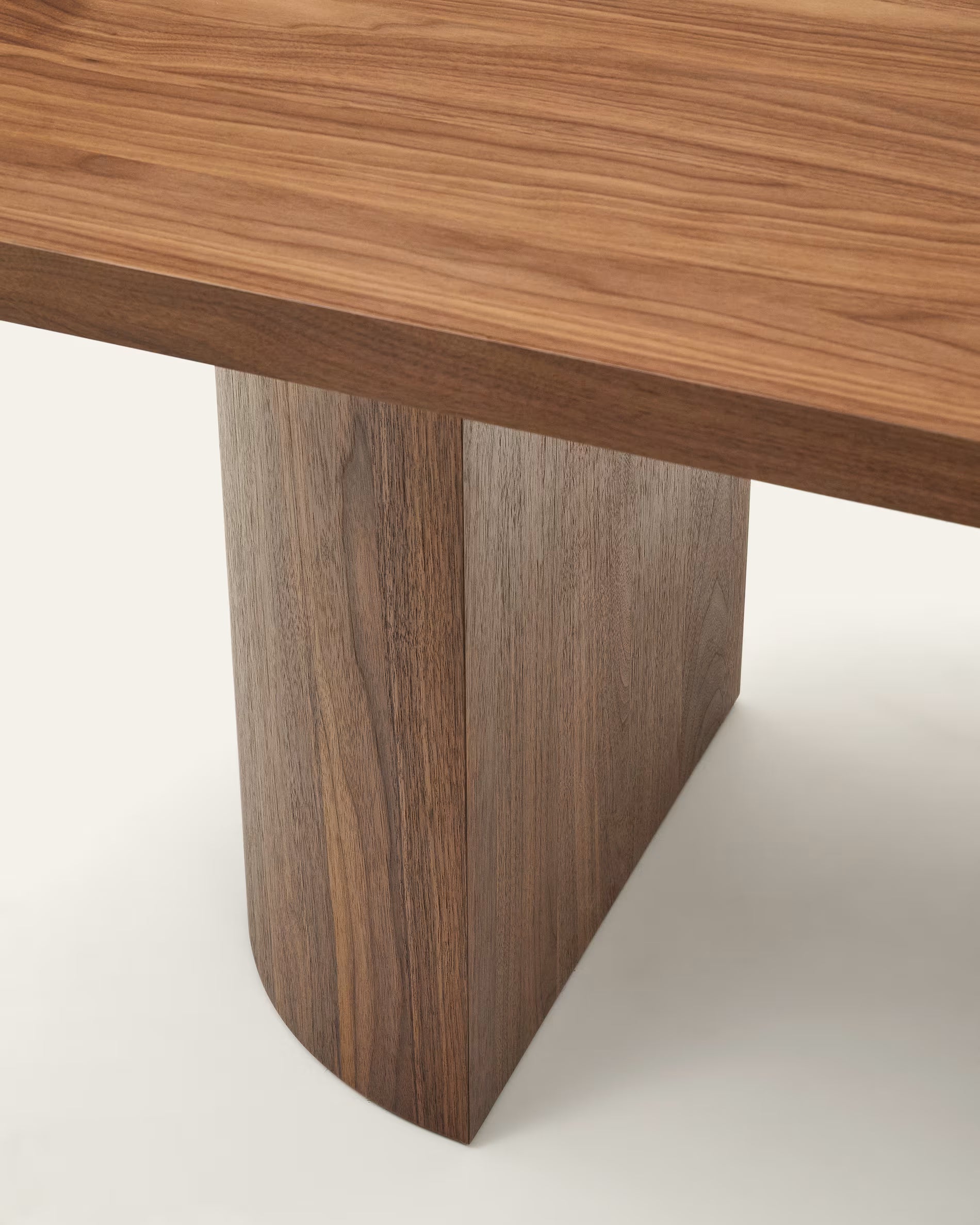 Stół owalny NEALY fornir orzechowy