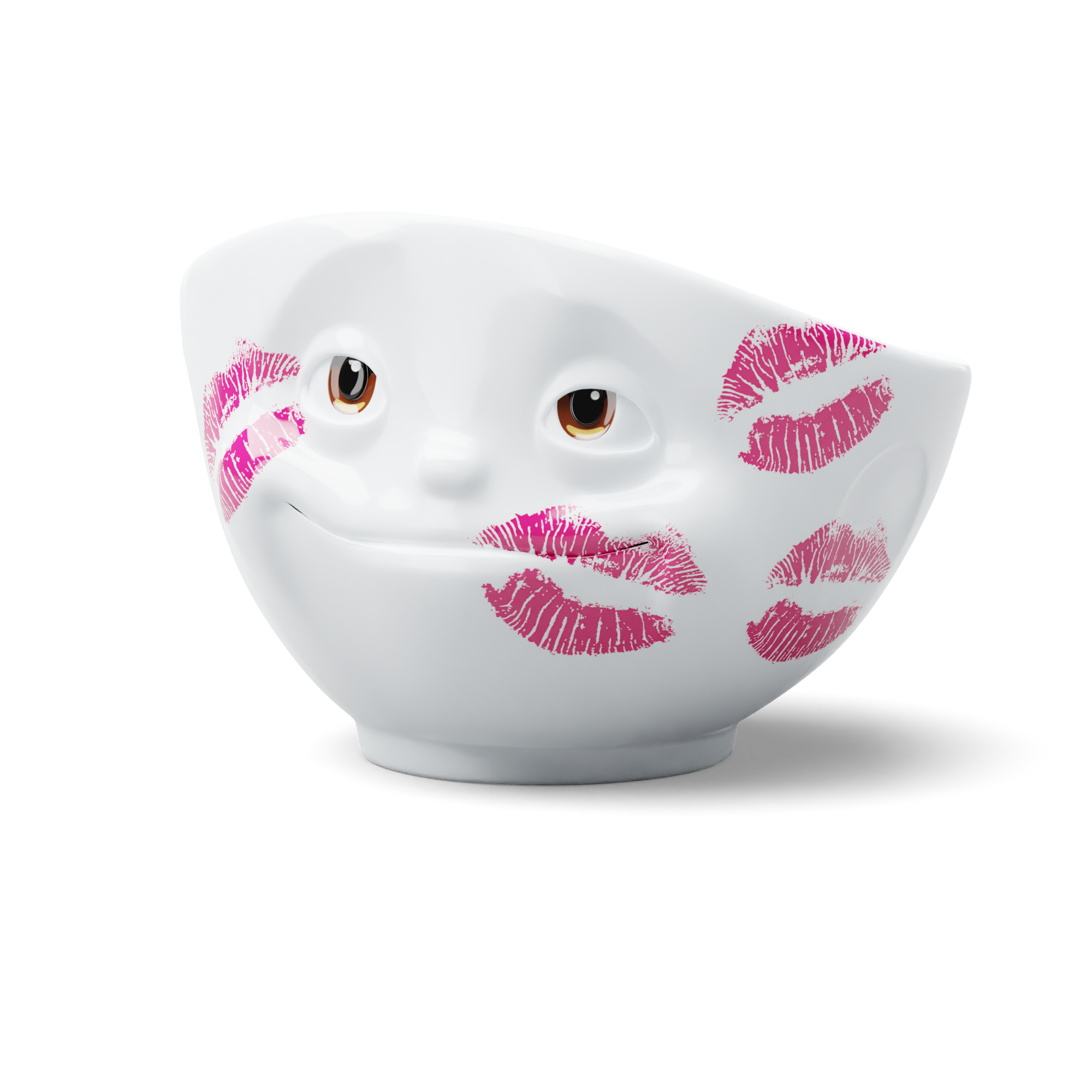 KISSED Bowl with Lipstick Motif