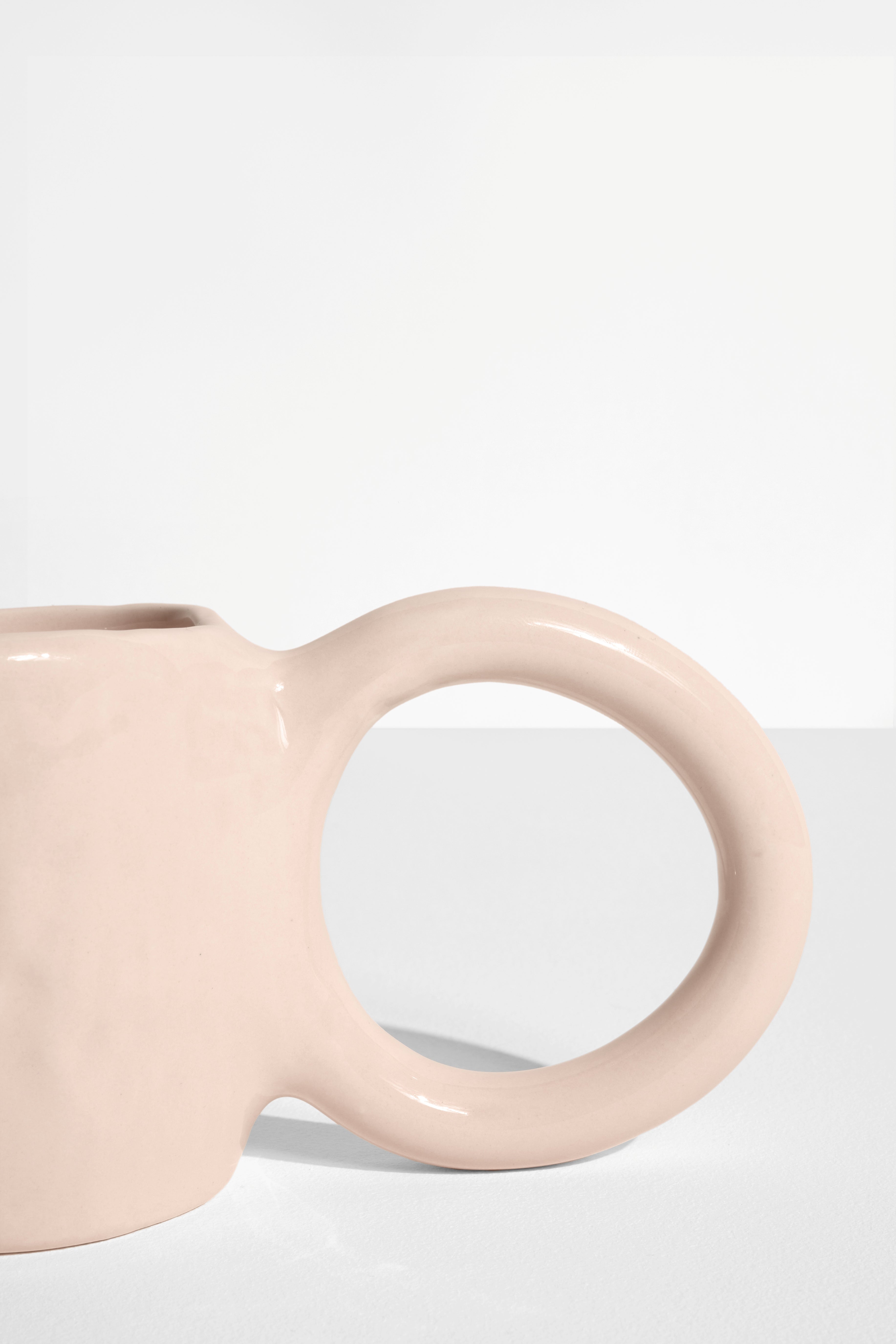 Zestaw kubków do espresso DONUT jasnoróżowy