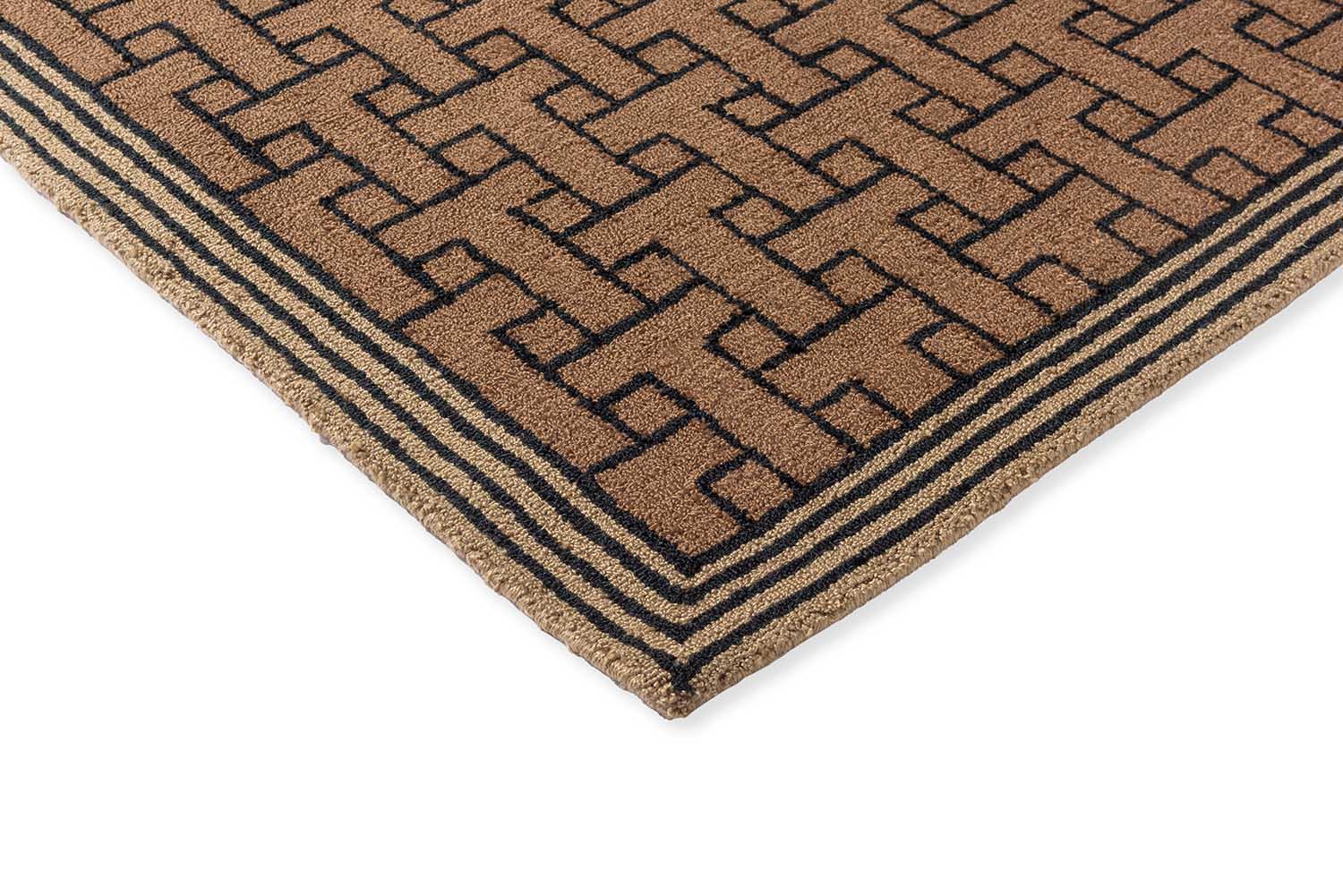T-MONOGRAM brauner Outdoor-Teppich