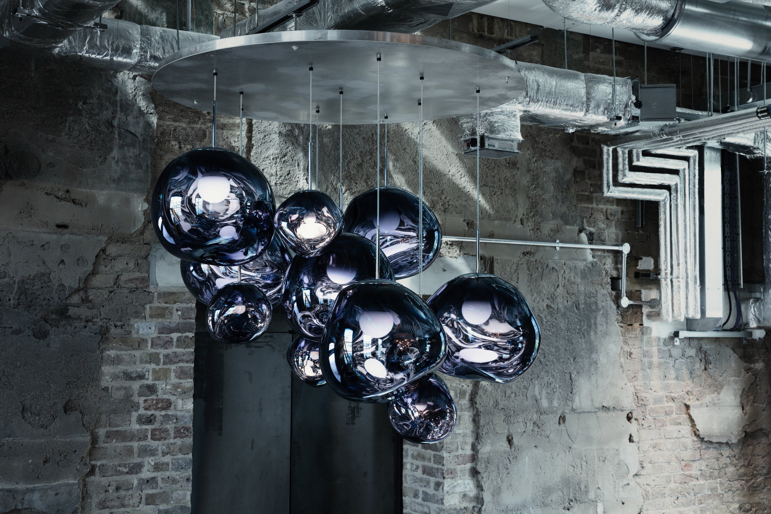 Lampa sufitowa MELT MEGA dymiony