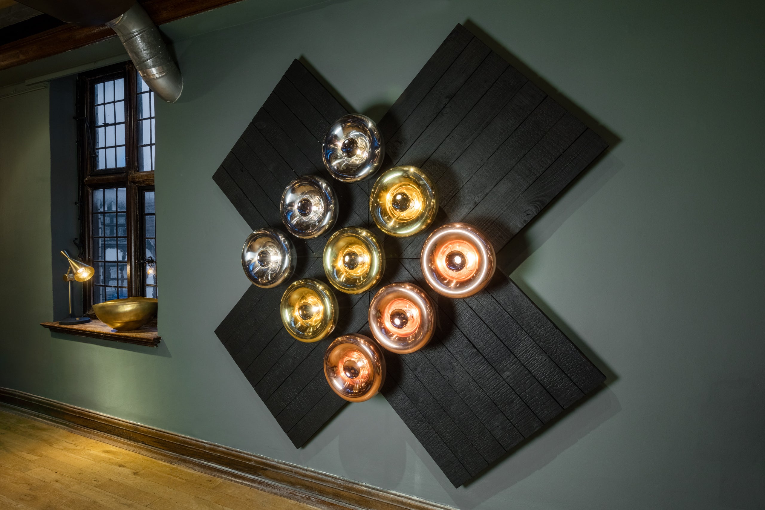 Wandlampe VOID Kupfer