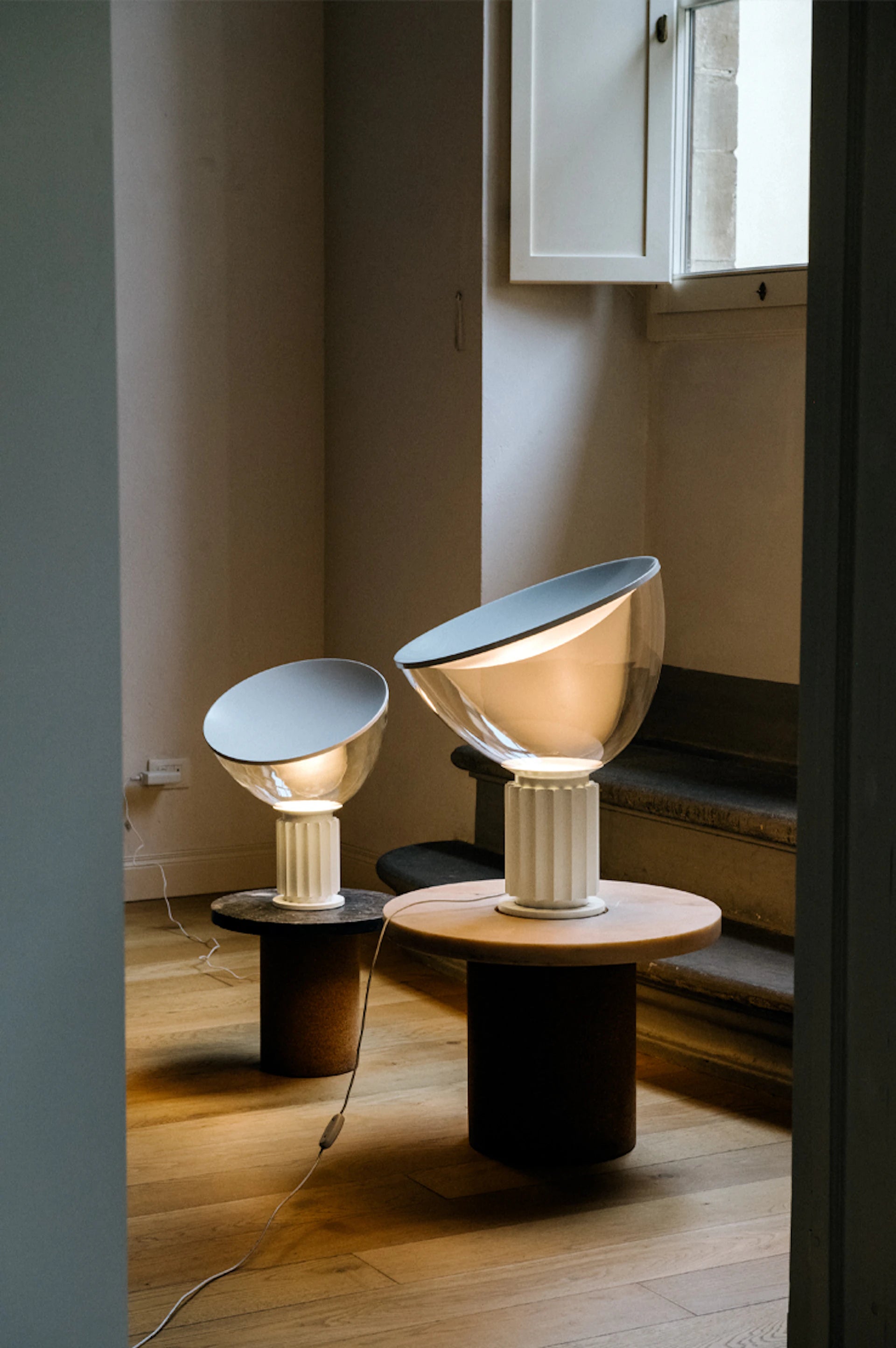 Tischlampe TACCIA weiß