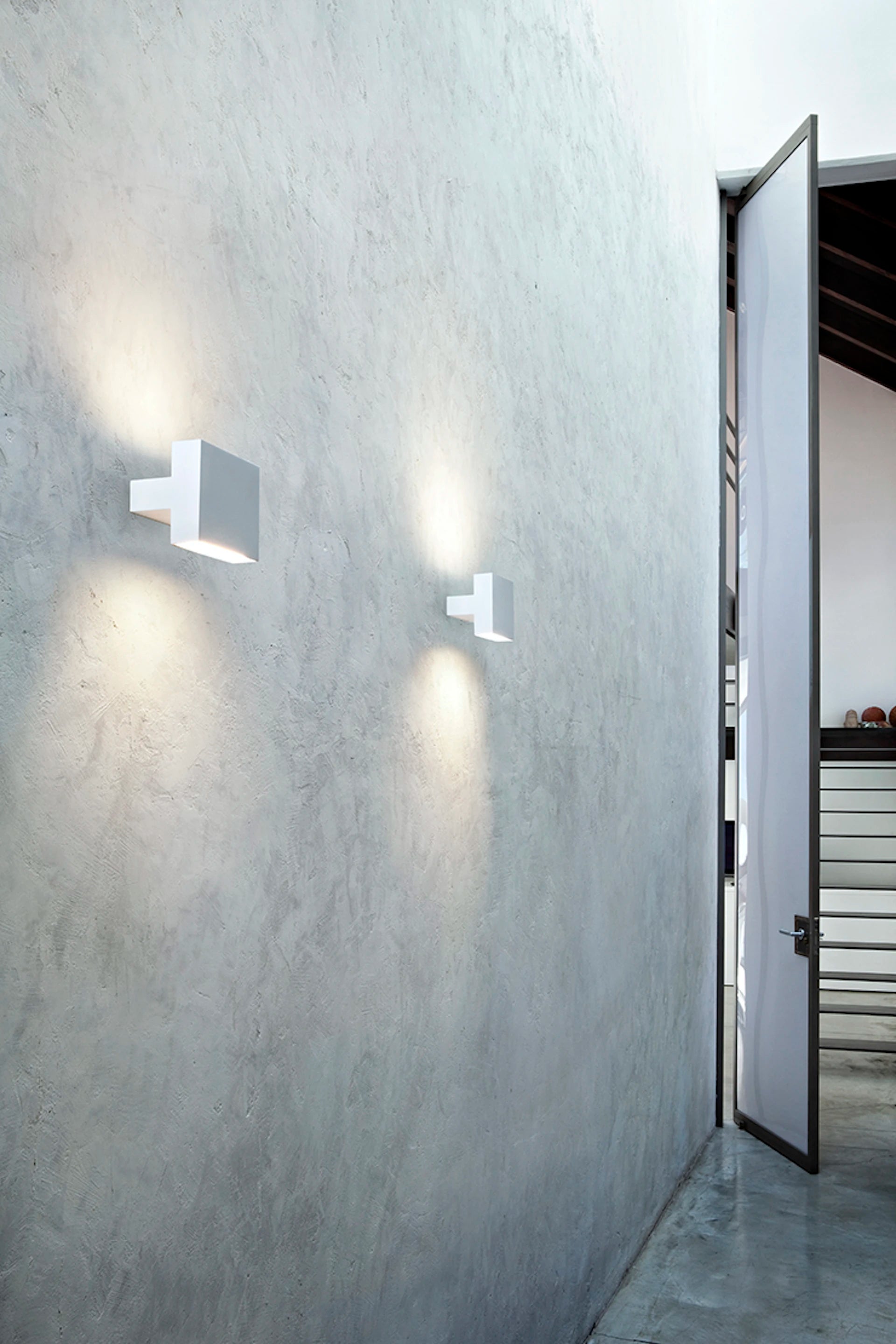 Lampa ścienna dwupunktowa TIGHT LIGHT biały