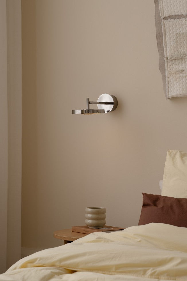 Lampa ścienna ASTERIA WALL MONOCHROME srebrny