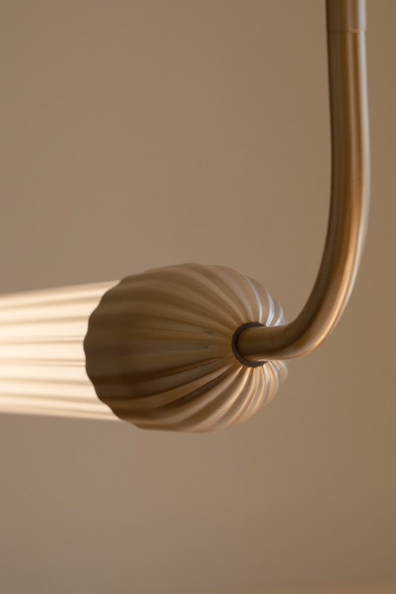 LEMON SQUEEZE LINEAR pendant lamp gold