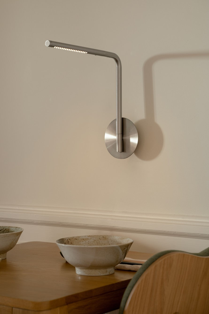 Adjustable Wall Lamp OMNI PIVOT Silver