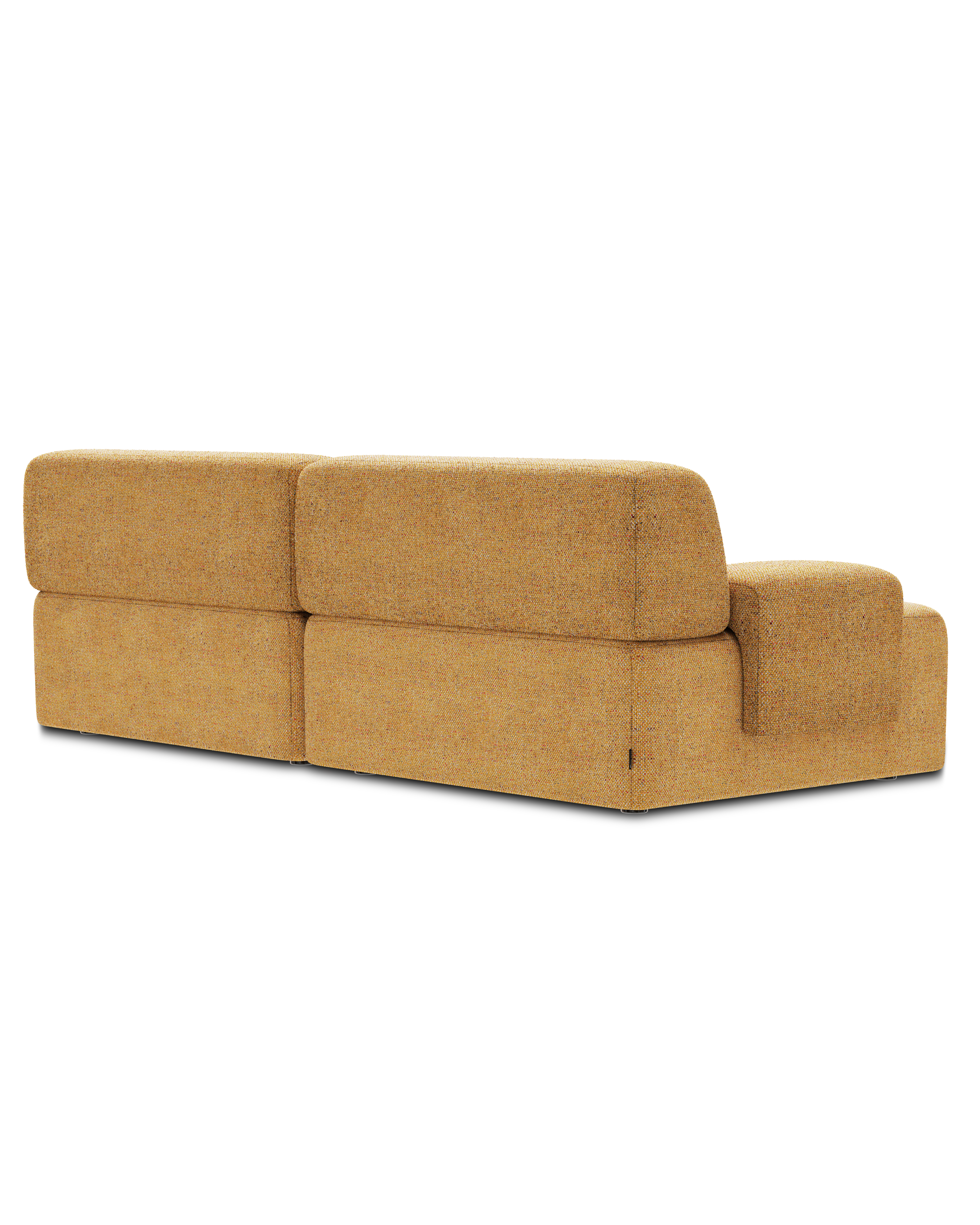 2-seater modular sofa autumn orange [Amelia]