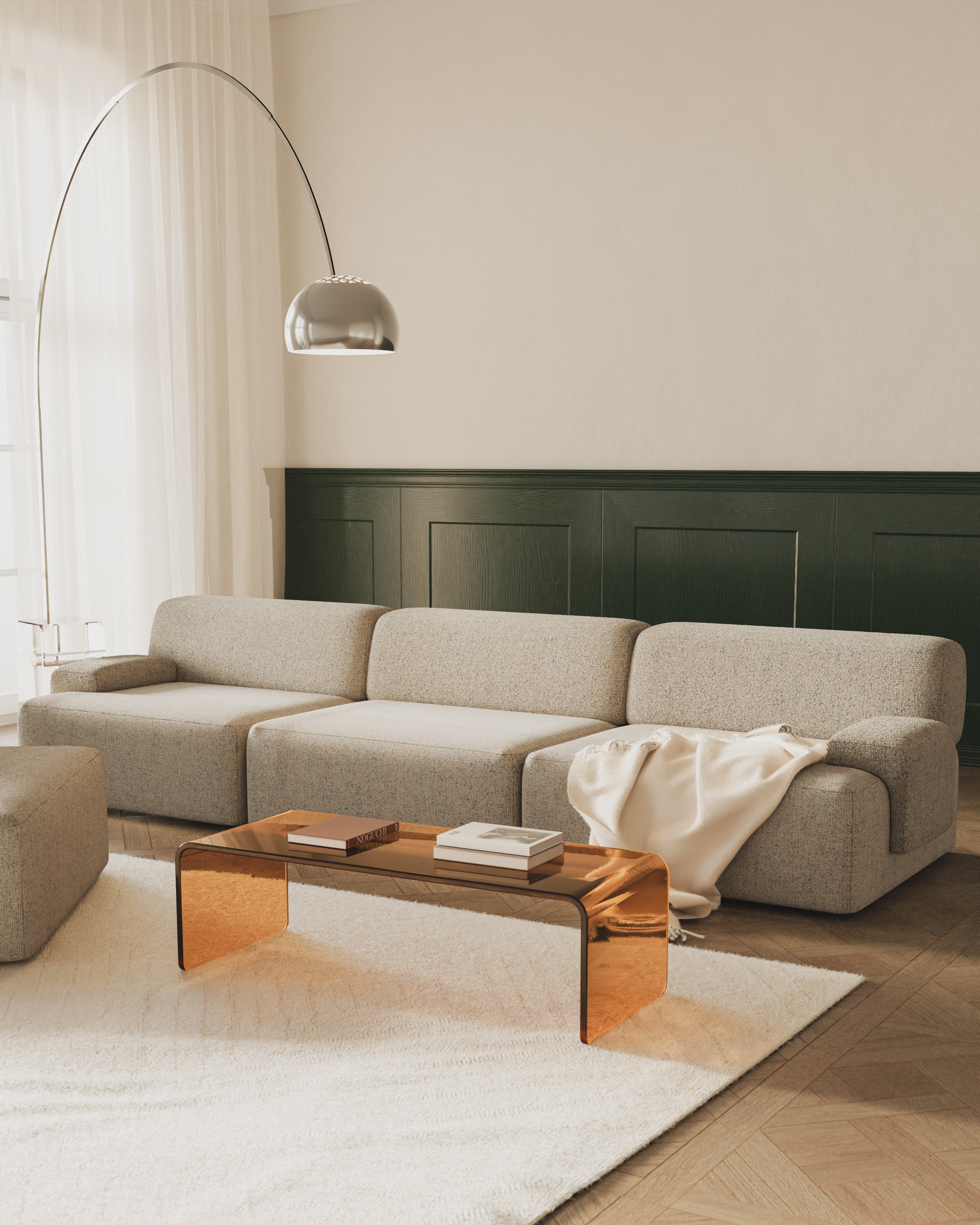 Modular 3-Seater Sofa UMI Beige