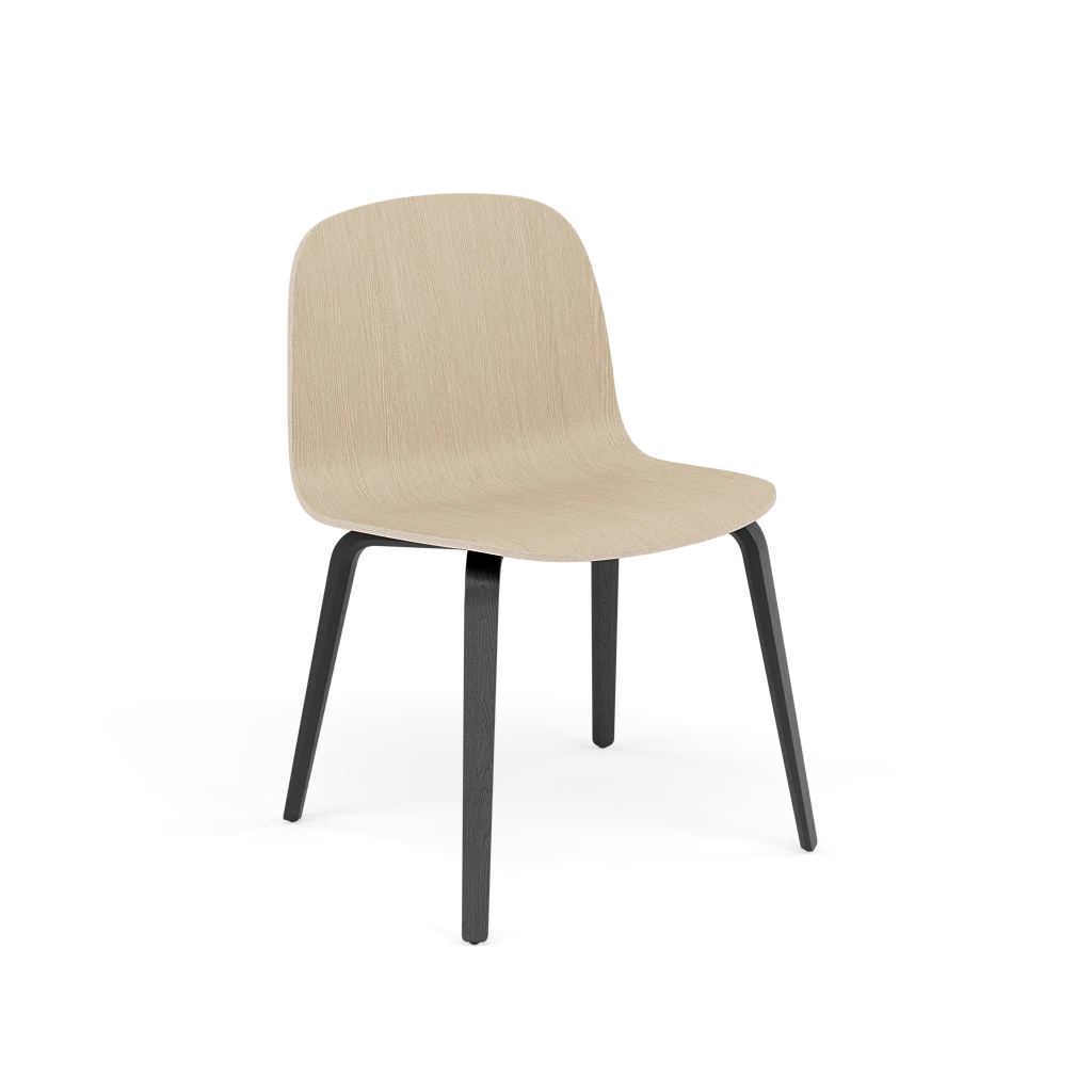 VISU WIDE Stuhl, personalisiert mit furnierter Sitzfläche
