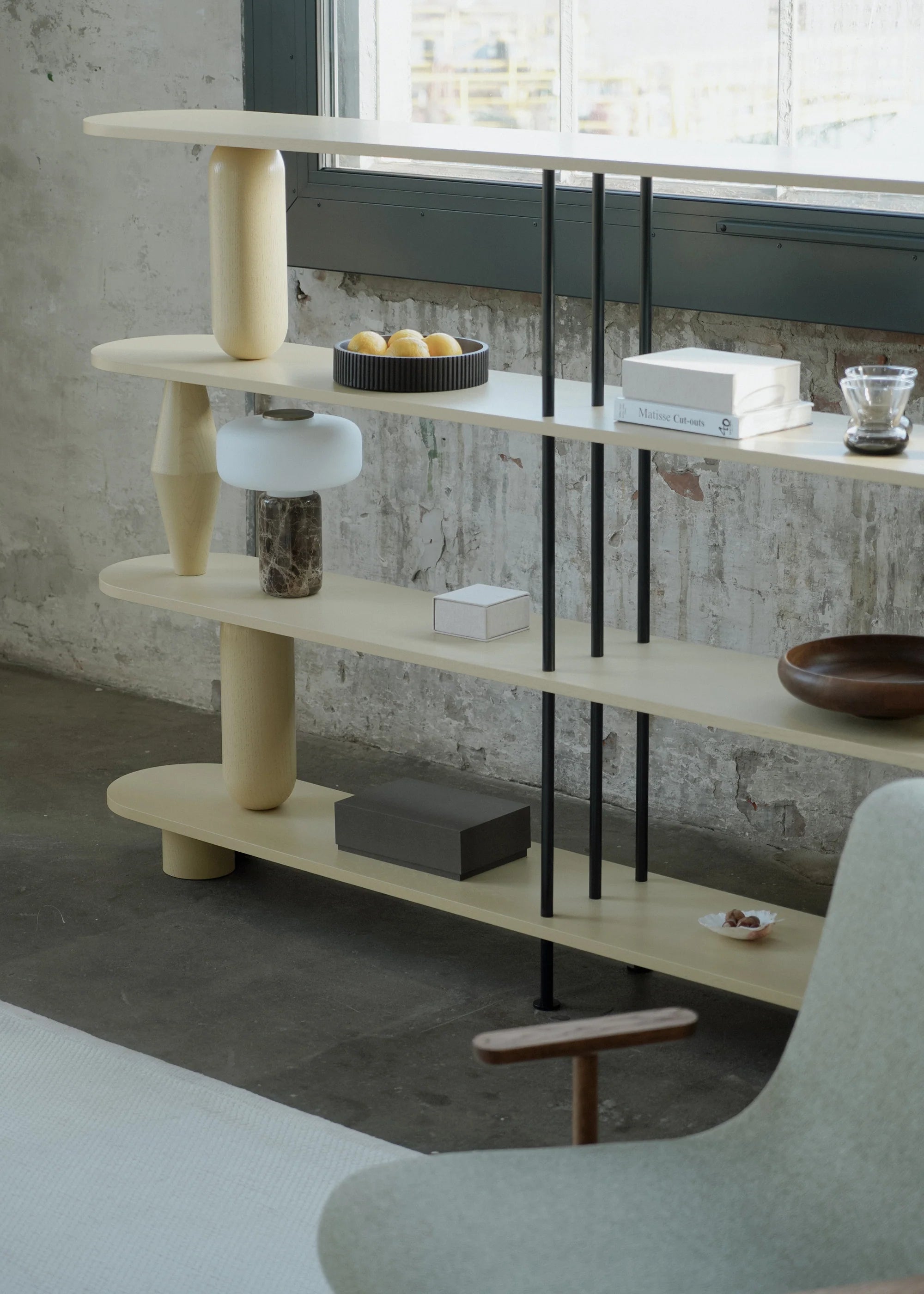 VAZOO DUO Shelf Bleached Oak Wood