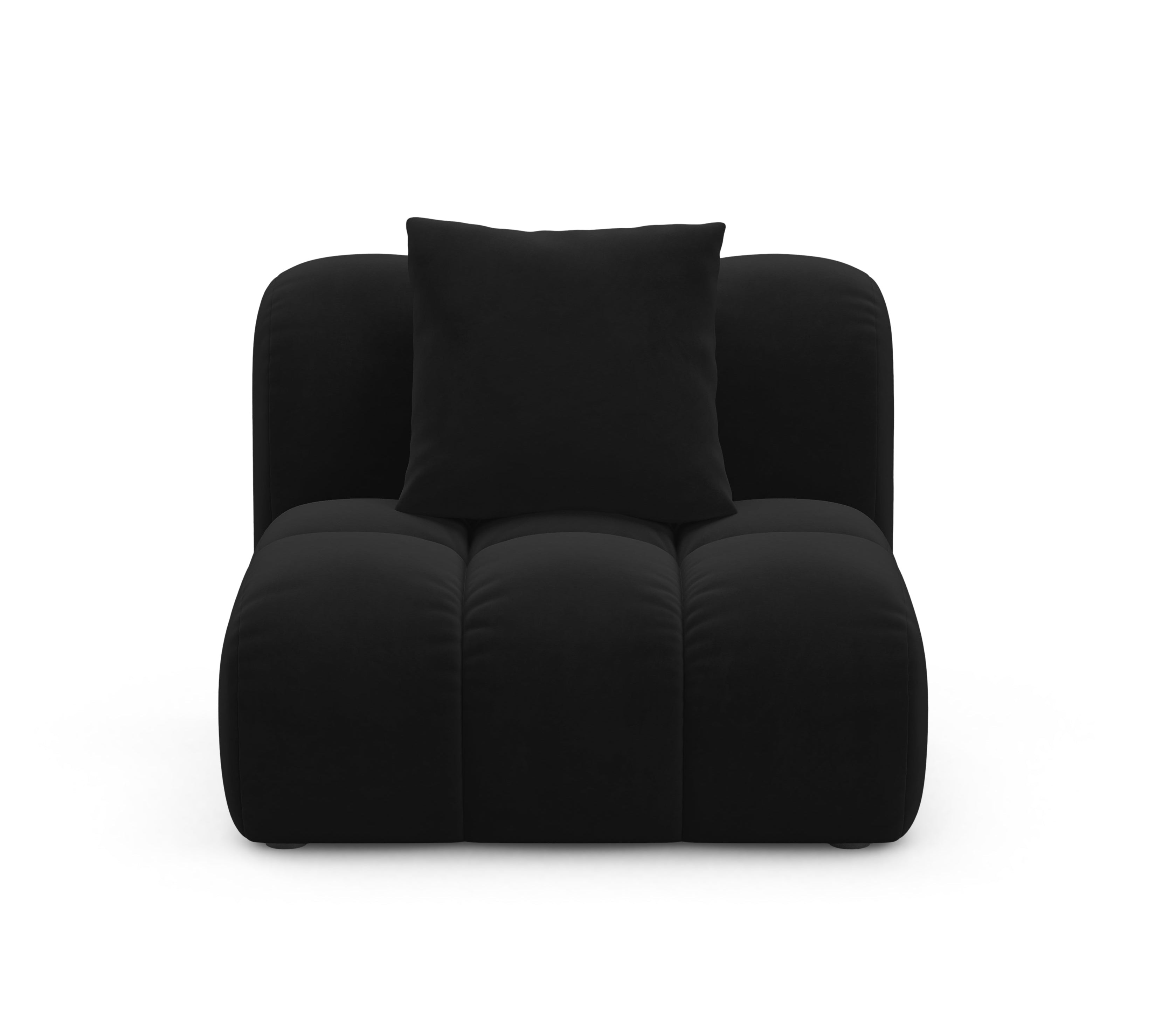 Velvet Armchair / Module ASTRO Black