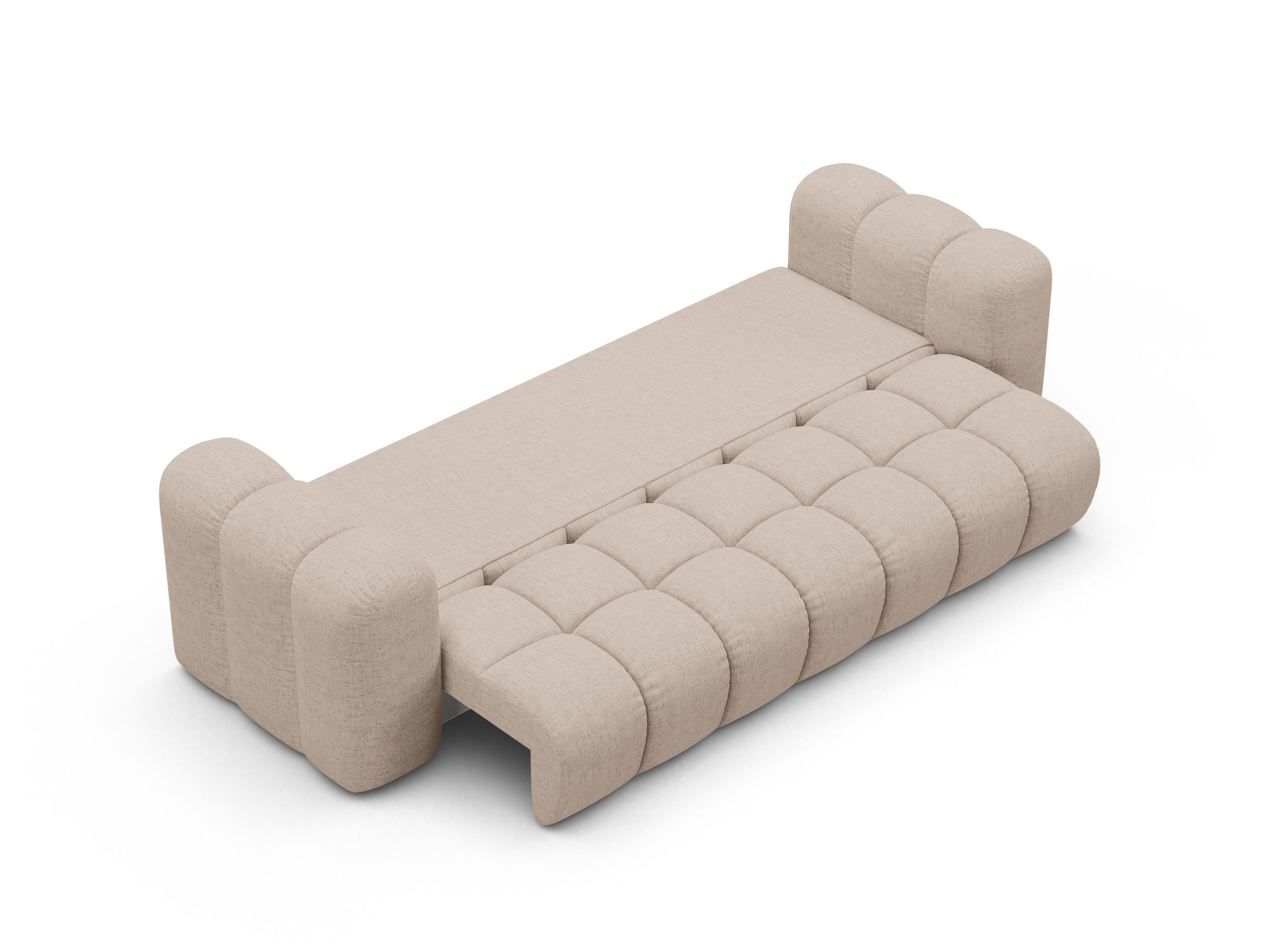 ASTRO cappuccino chenille sofa with sleeping function