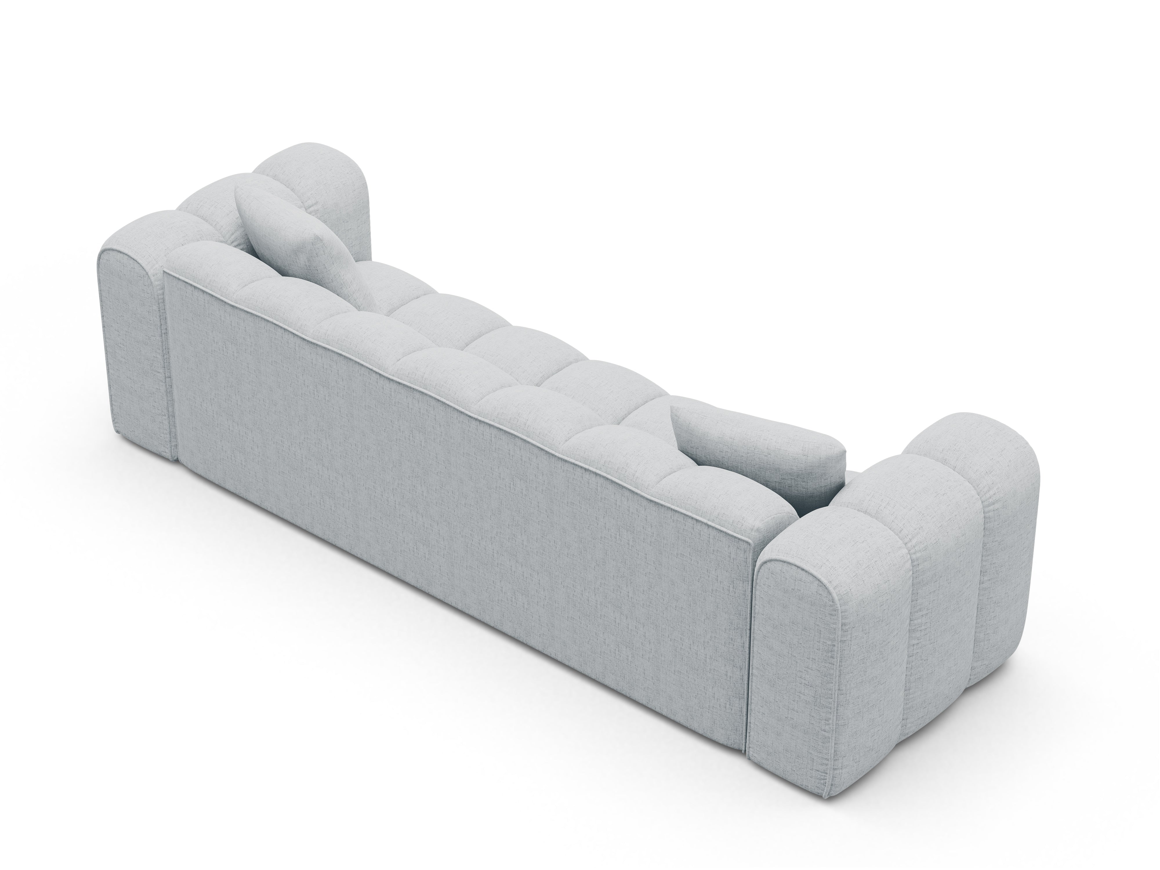 Sofa z funkcją spania ASTRO jasnoszary szenil