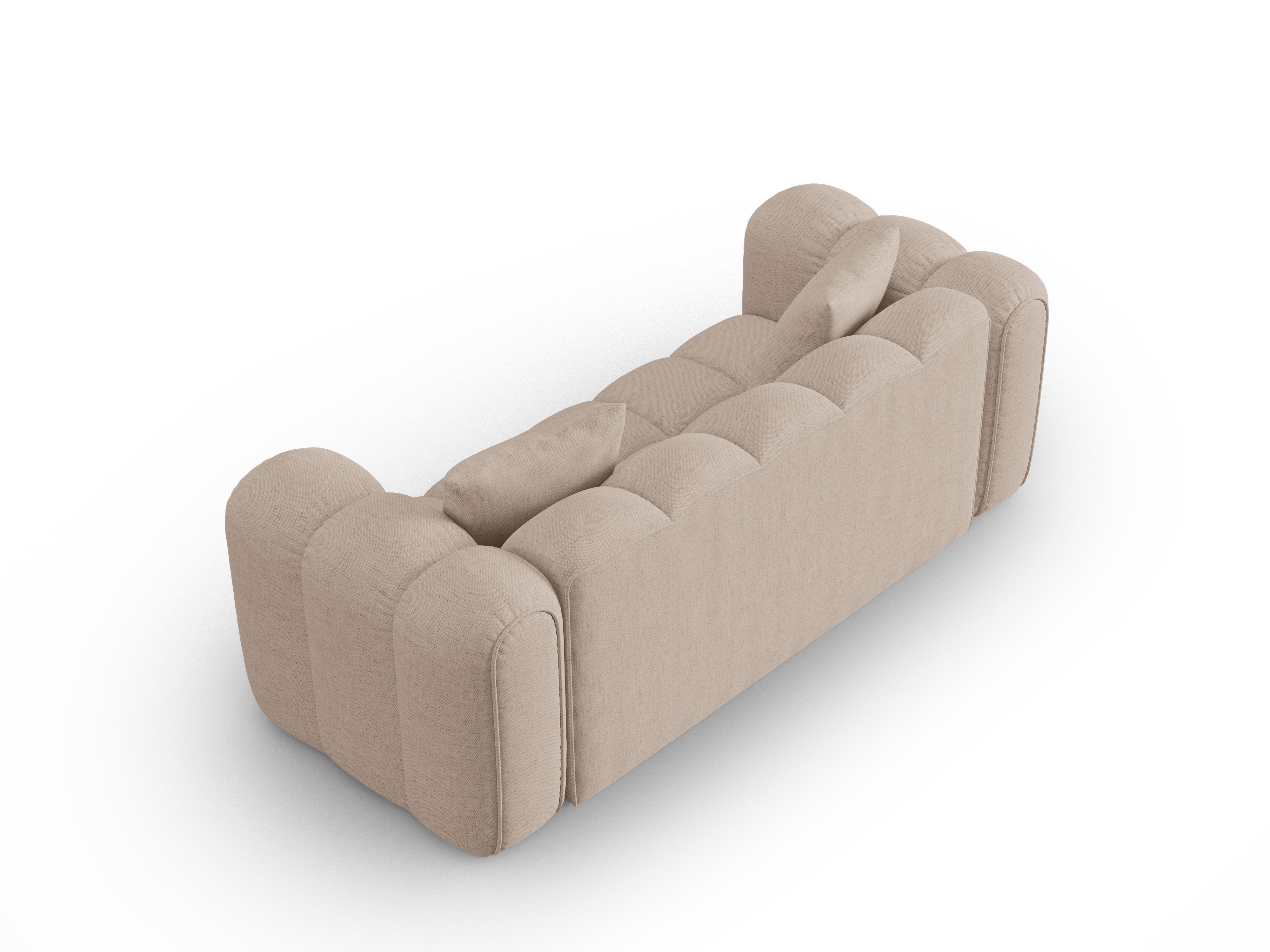 Sofa 3-Sitzer ASTRO Cappuccino Chenille
