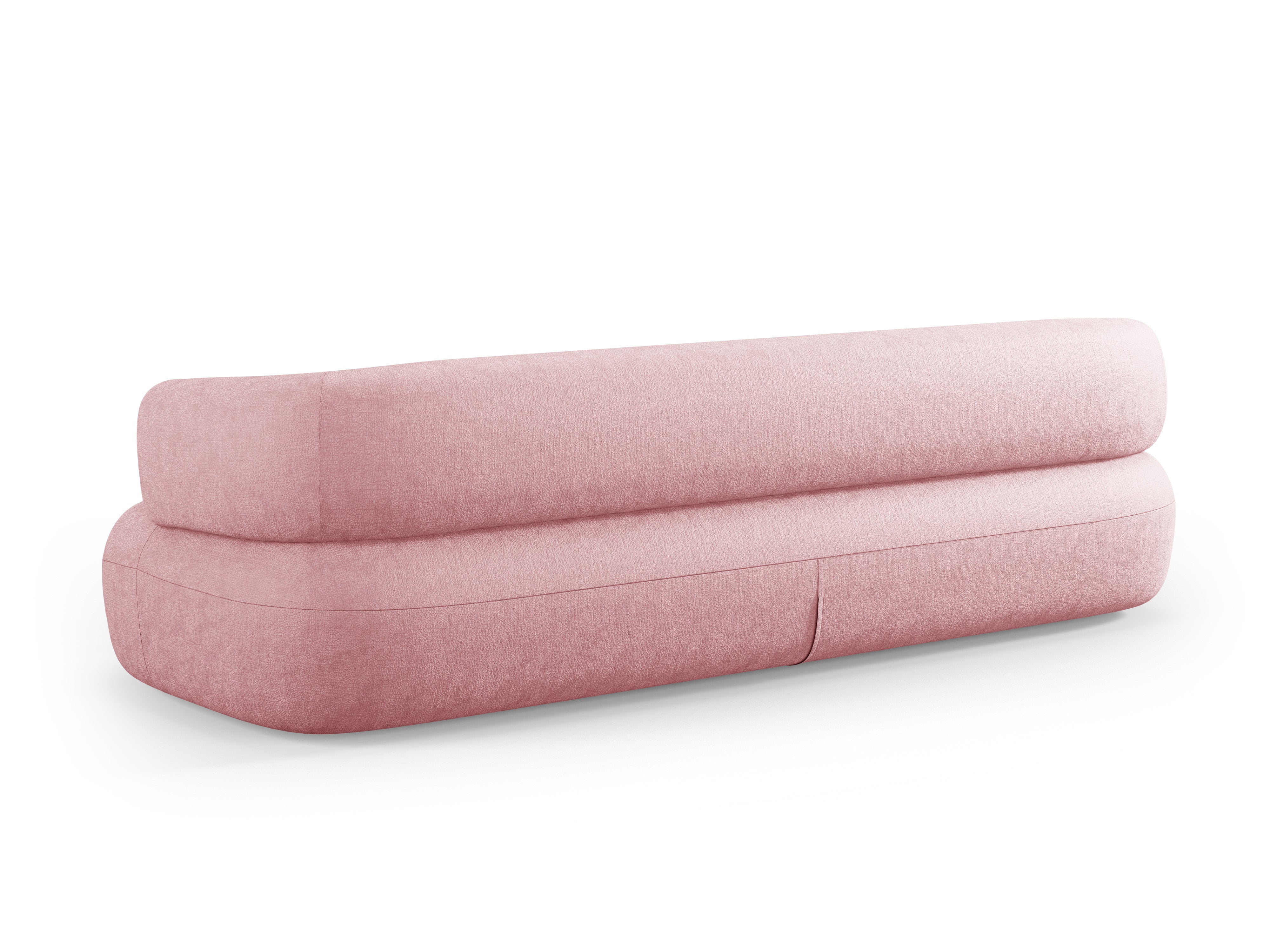 Sofa 3,5-osobowa ALDRIN różowy szenil