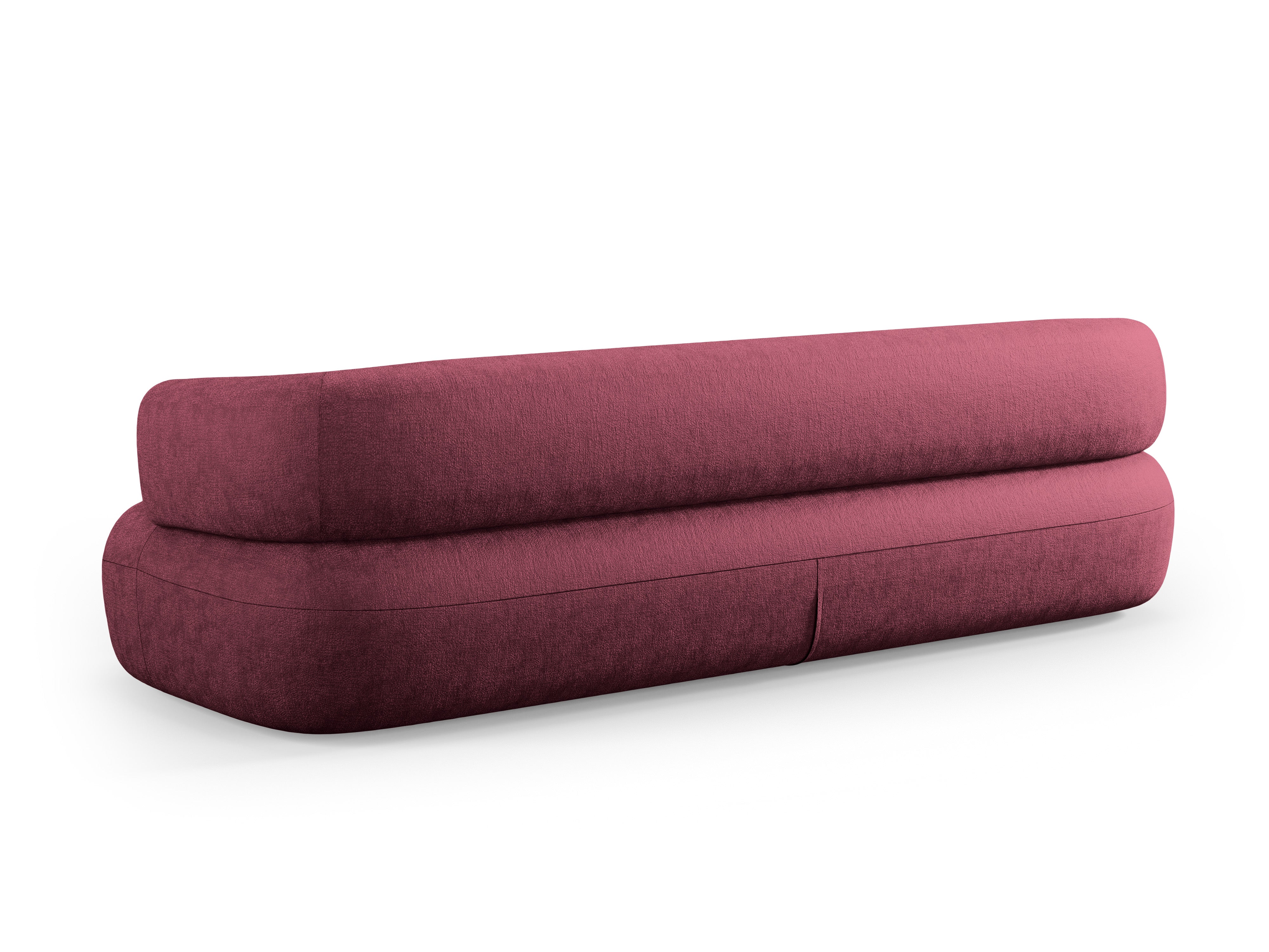 Sofa 3,5-osobowa ALDRIN karmazynowy szenil