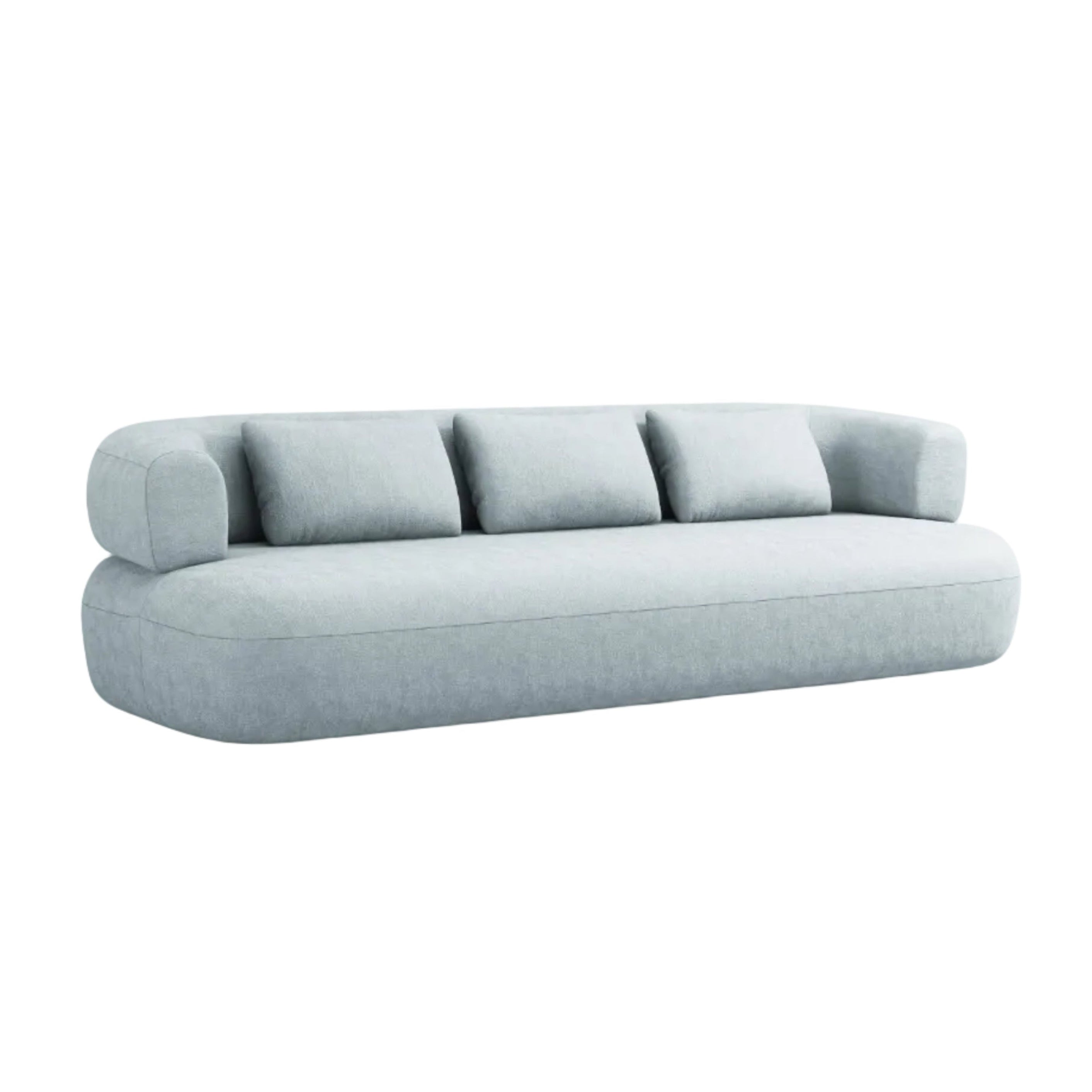 Sofa 3,5-osobowa ALDRIN błękitny szenil