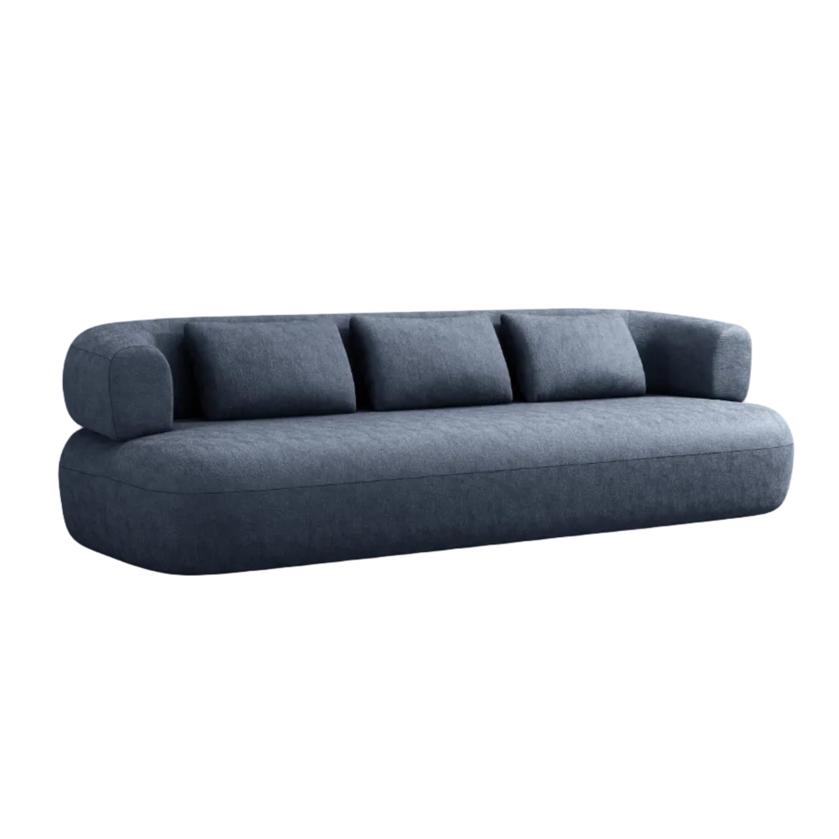 Sofa 3,5-osobowa ALDRIN granatowy szenil