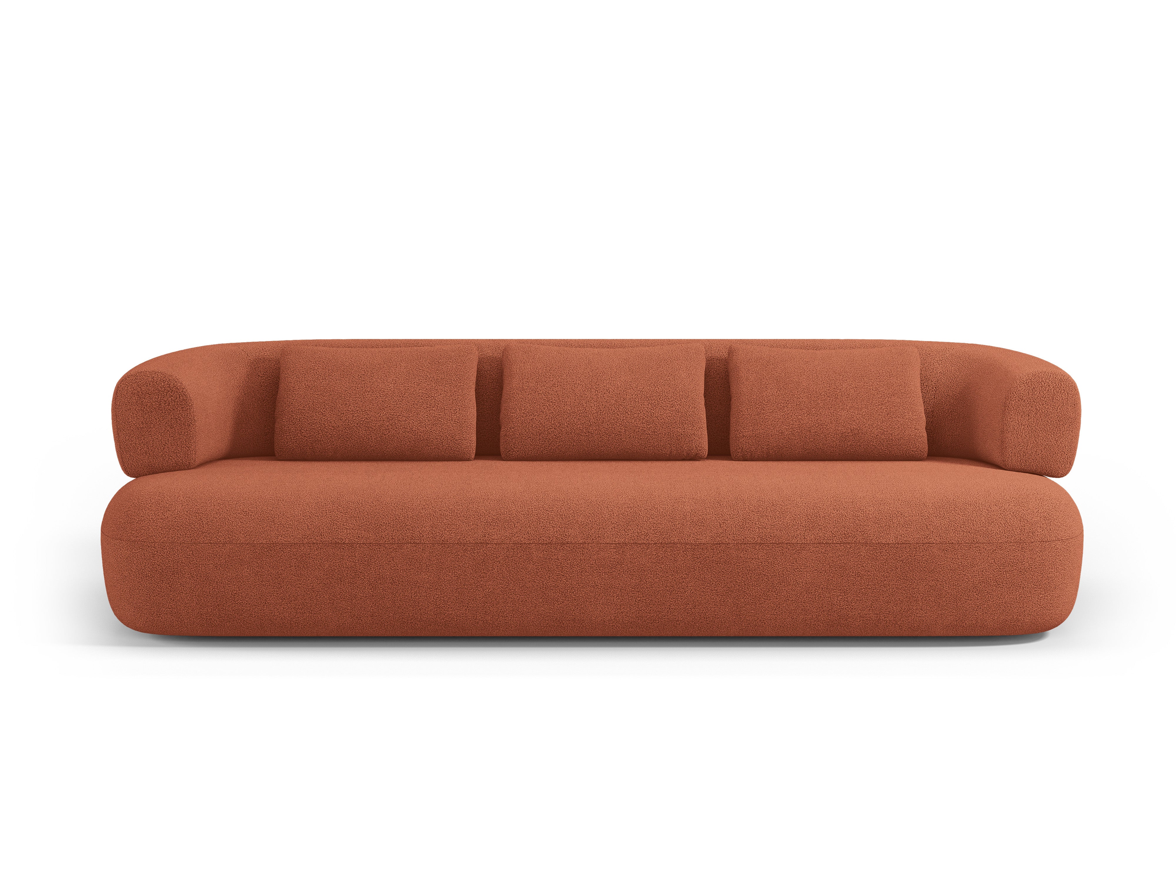 Sofa 3,5-osobowa ALDRIN ceglany boucle