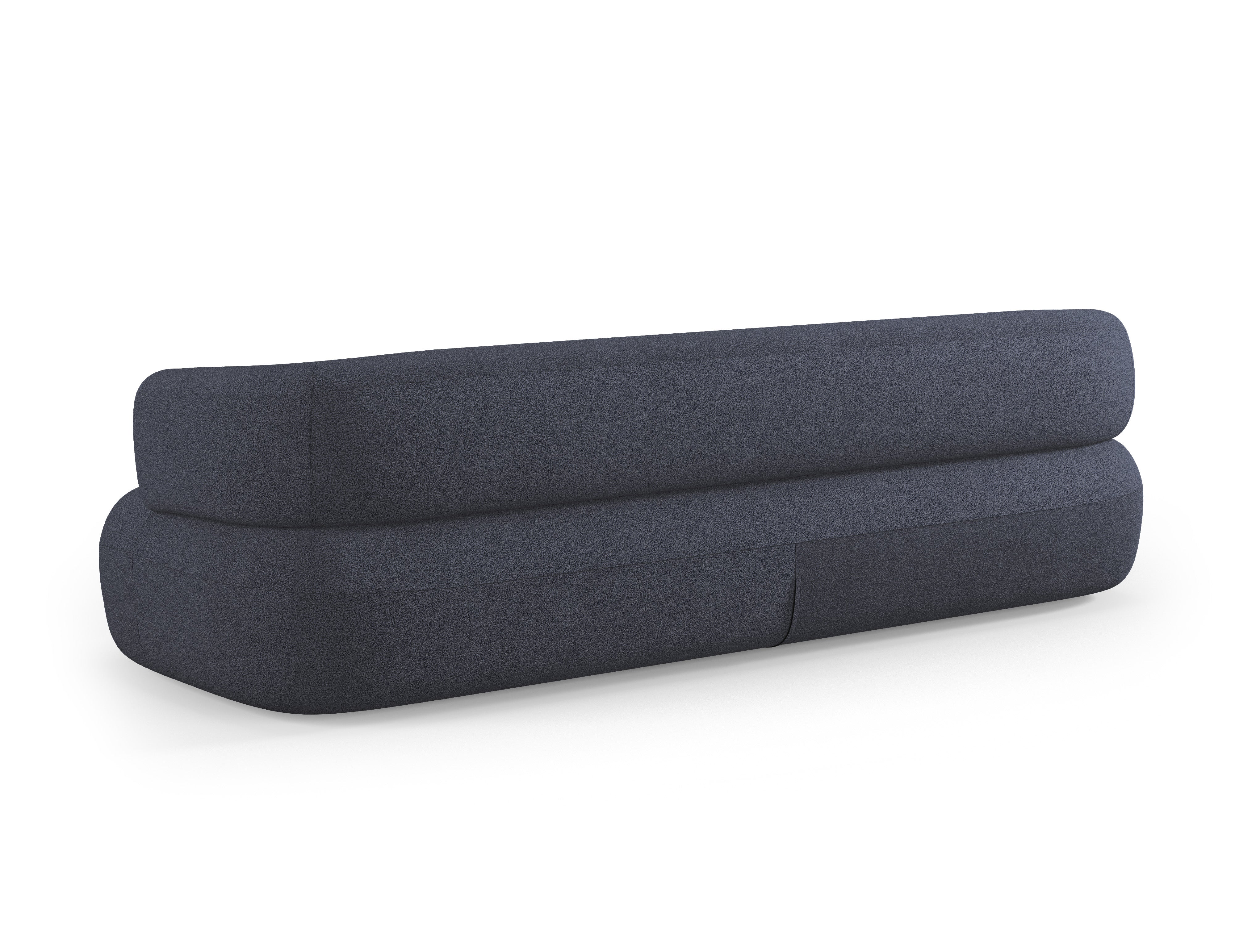 Sofa 3,5-osobowa ALDRIN granatowy boucle