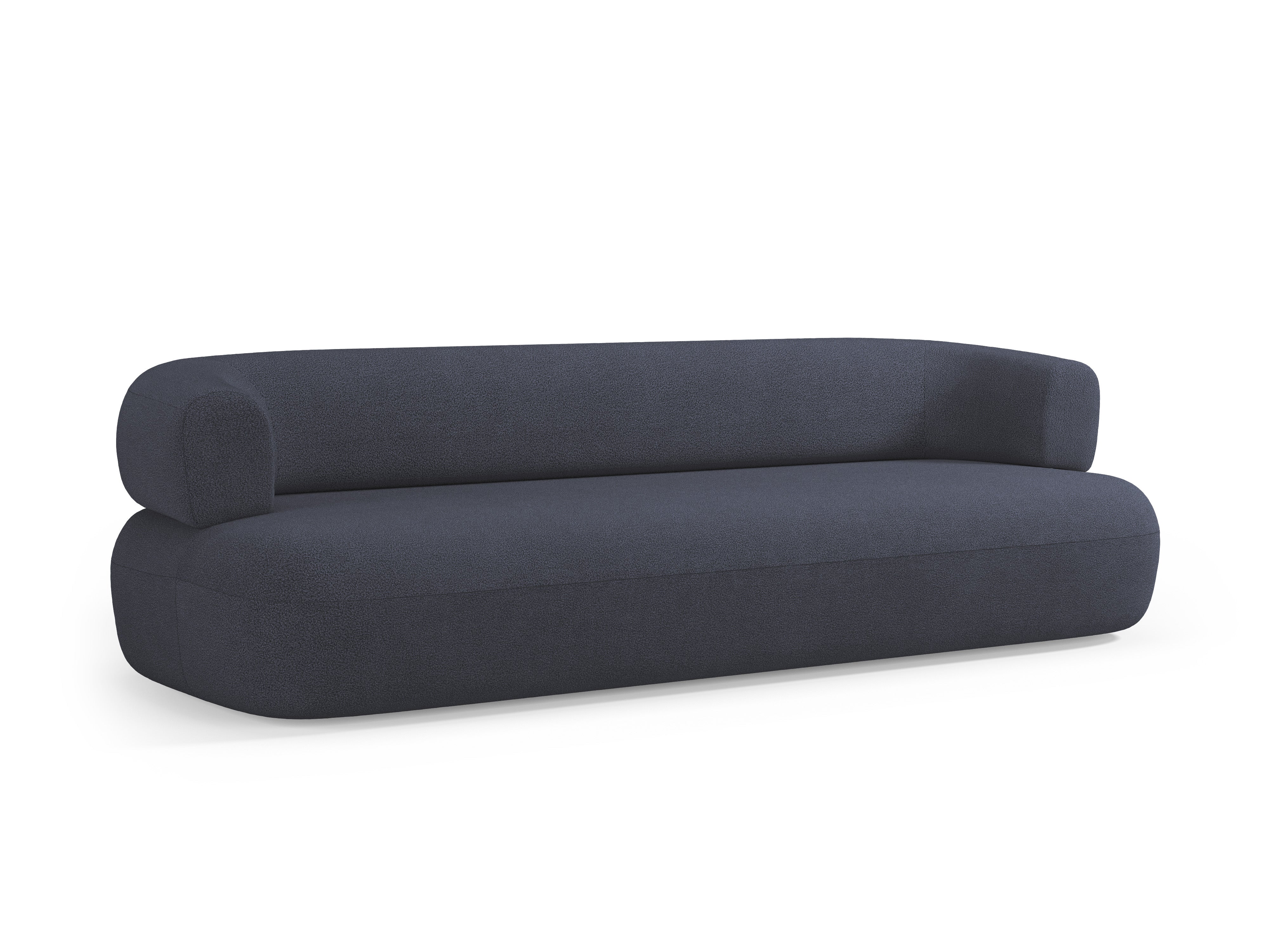 Sofa 3,5-osobowa ALDRIN granatowy boucle