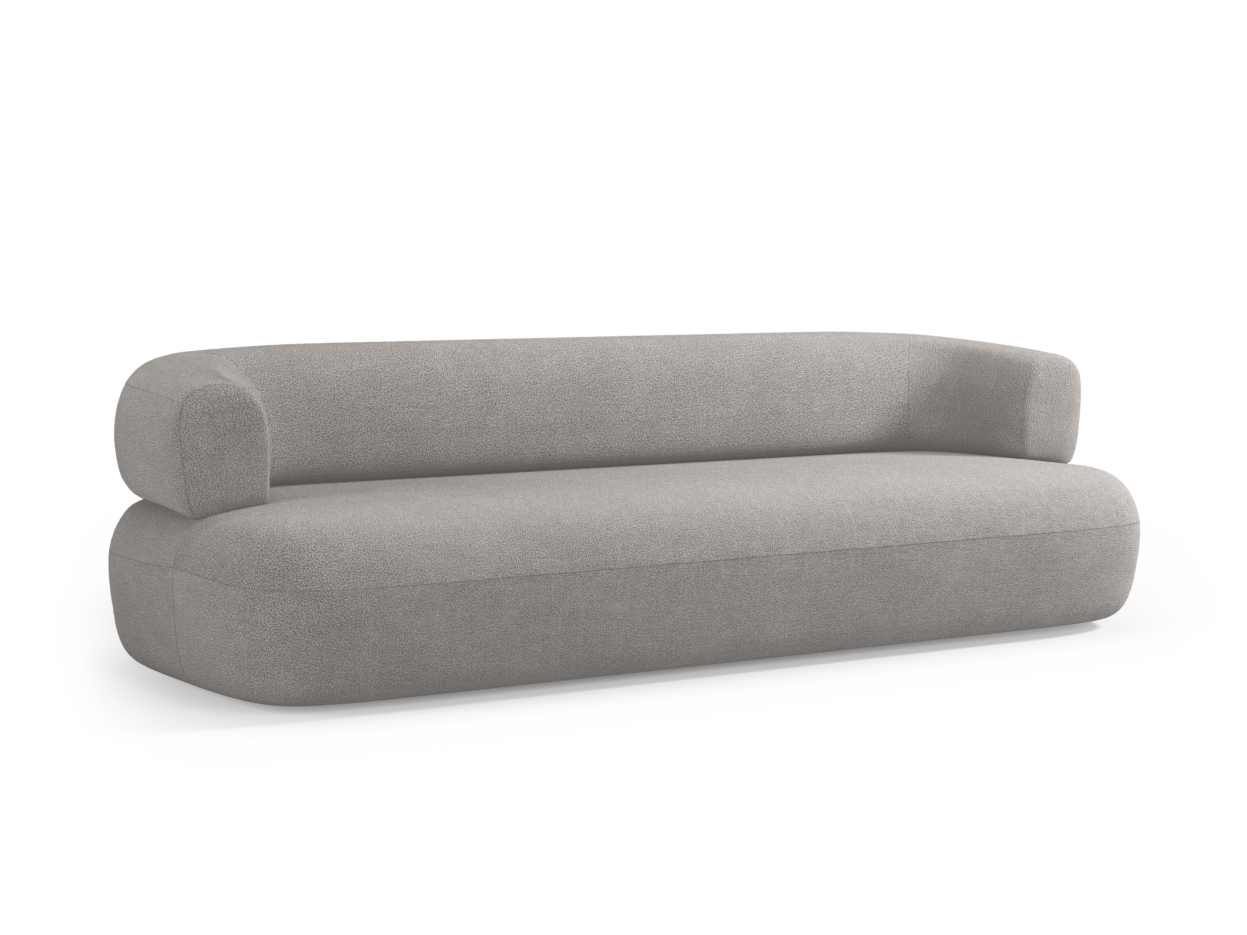 Sofa 3,5-osobowa ALDRIN jasnoszary boucle