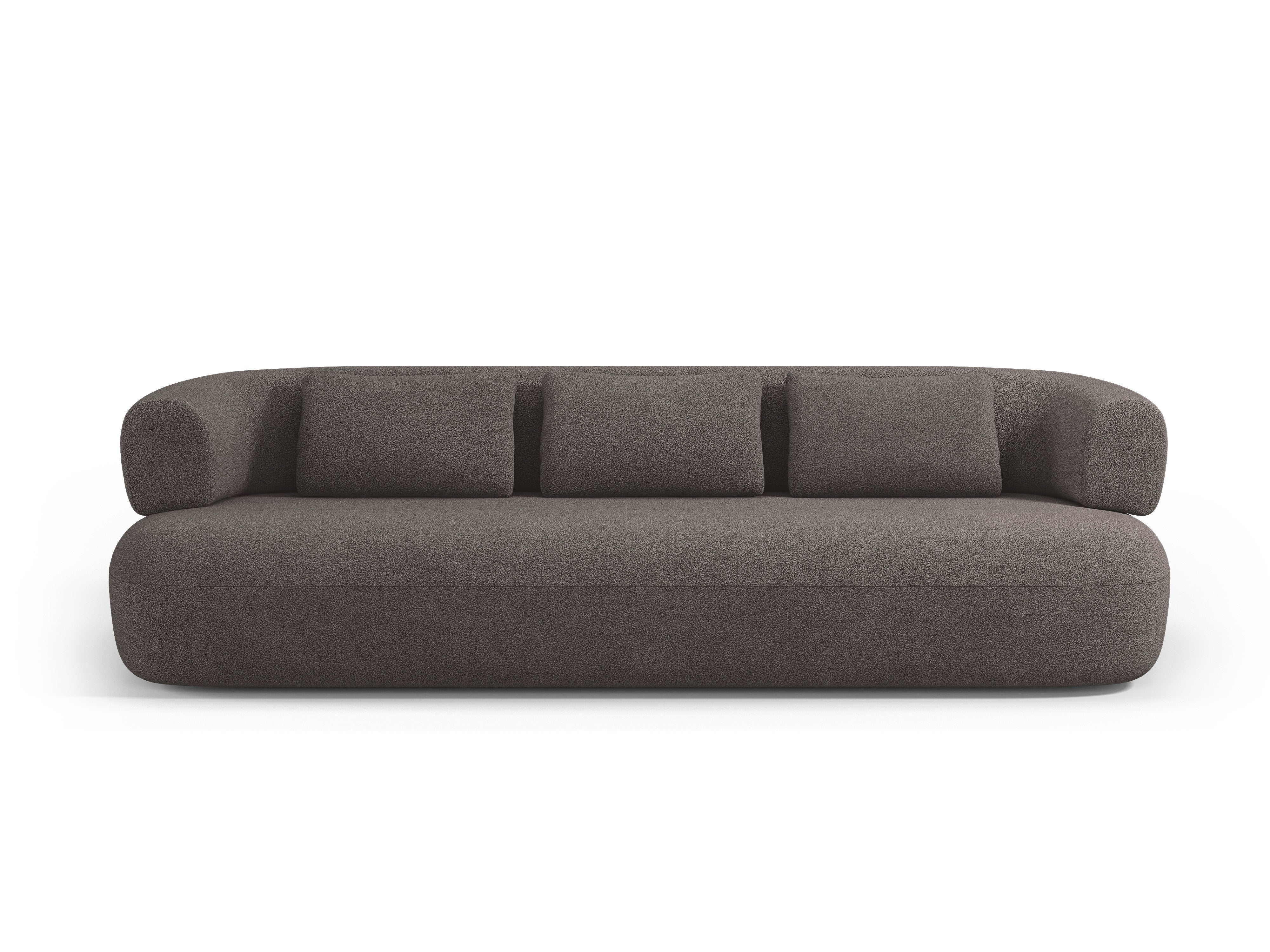 Sofa 3,5-osobowa ALDRIN szary boucle