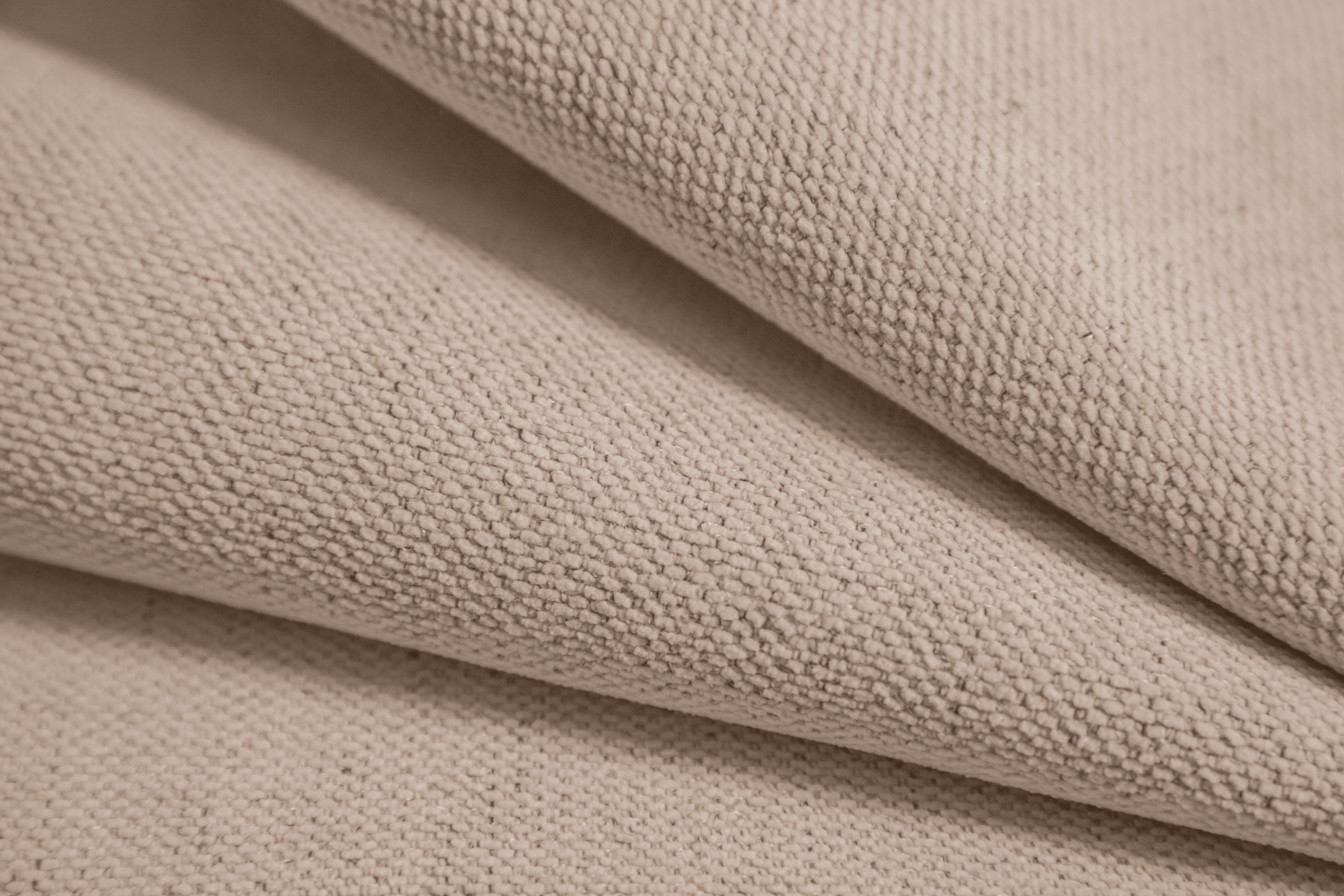 Sofa für 4 Personen ASTRO Cappuccino Chenille