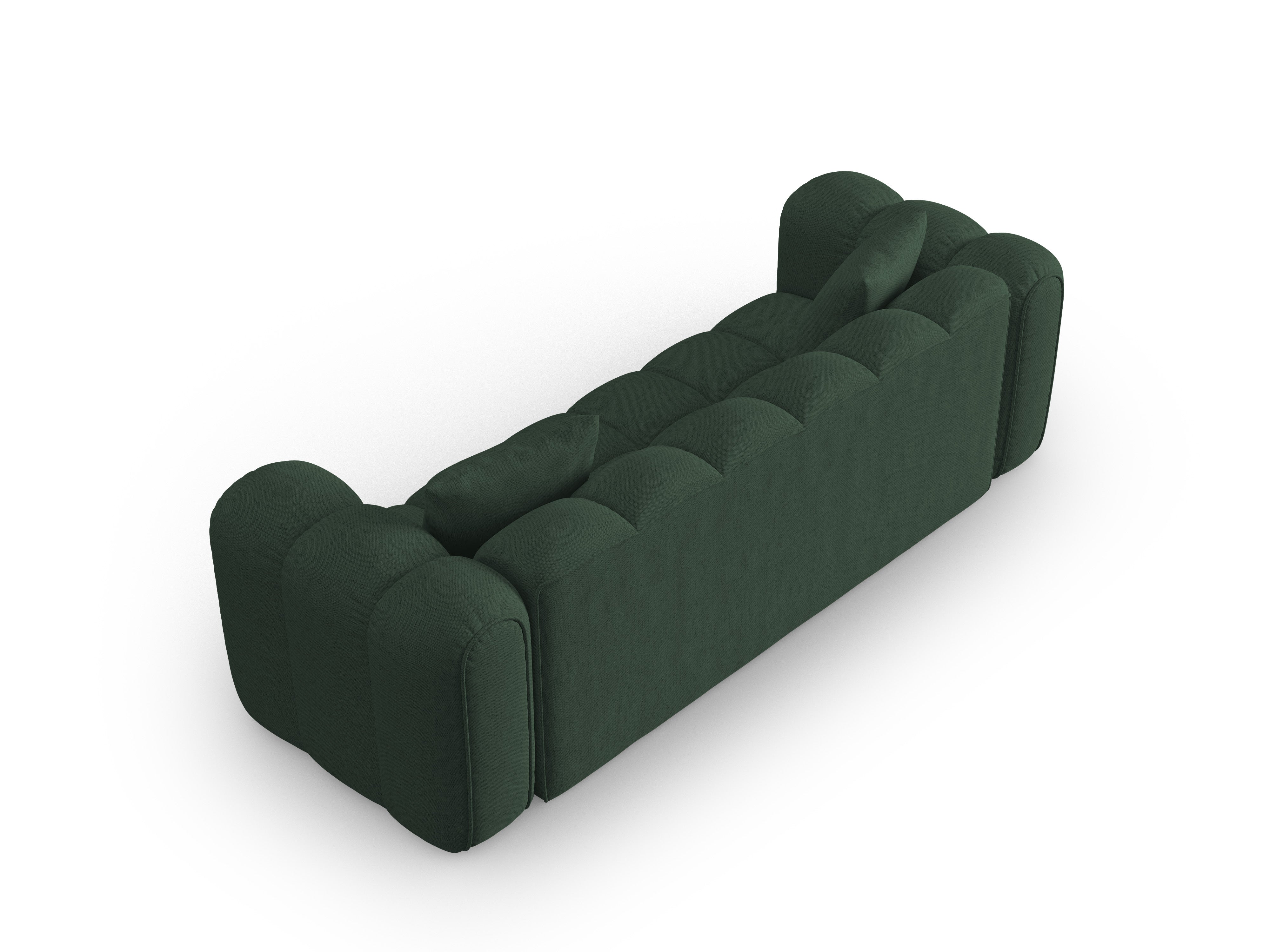 Sofa für 4 Personen ASTRO meergrün Chenille