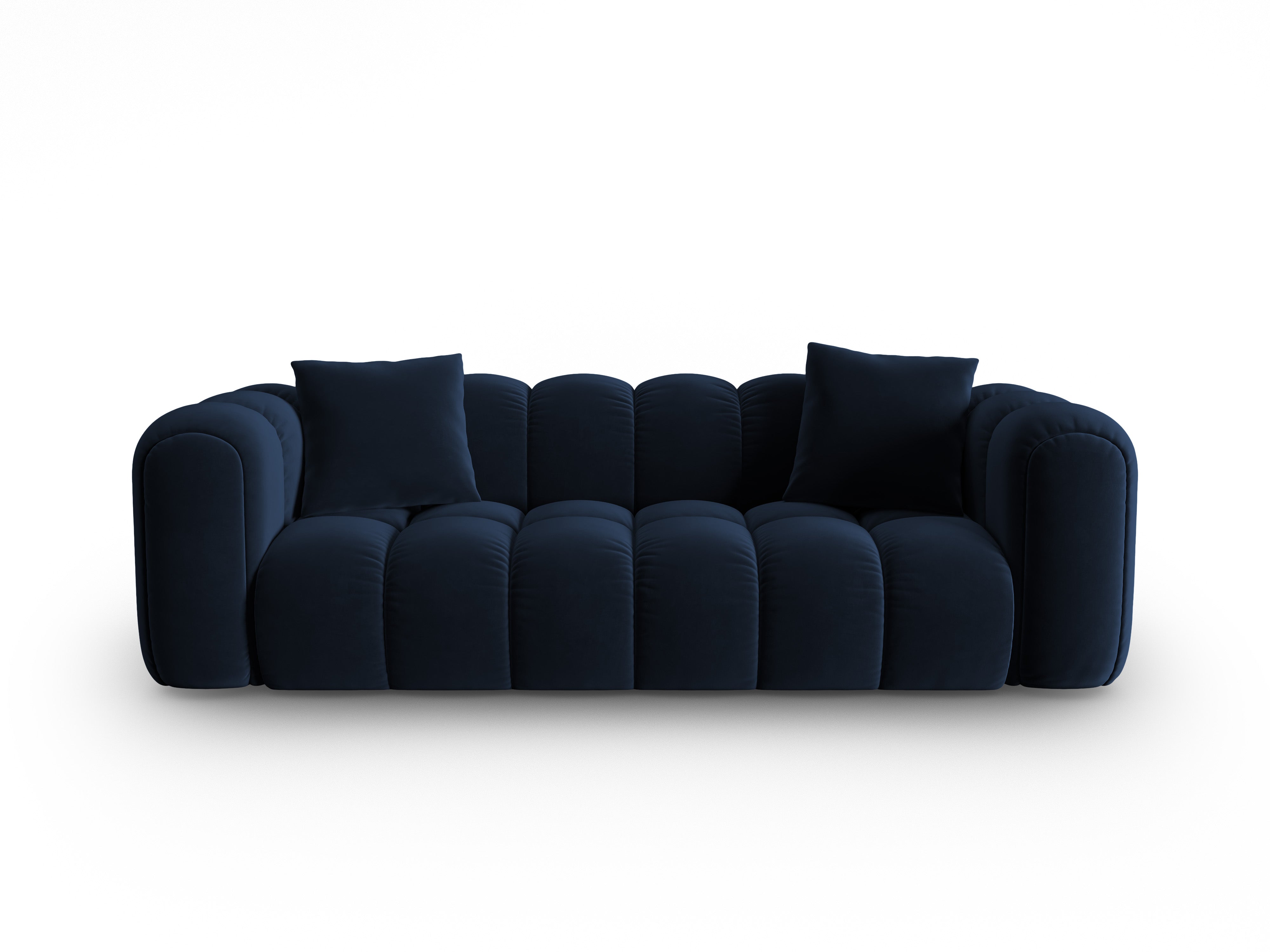 Velvet sofa for 4 people ASTRO royal blue