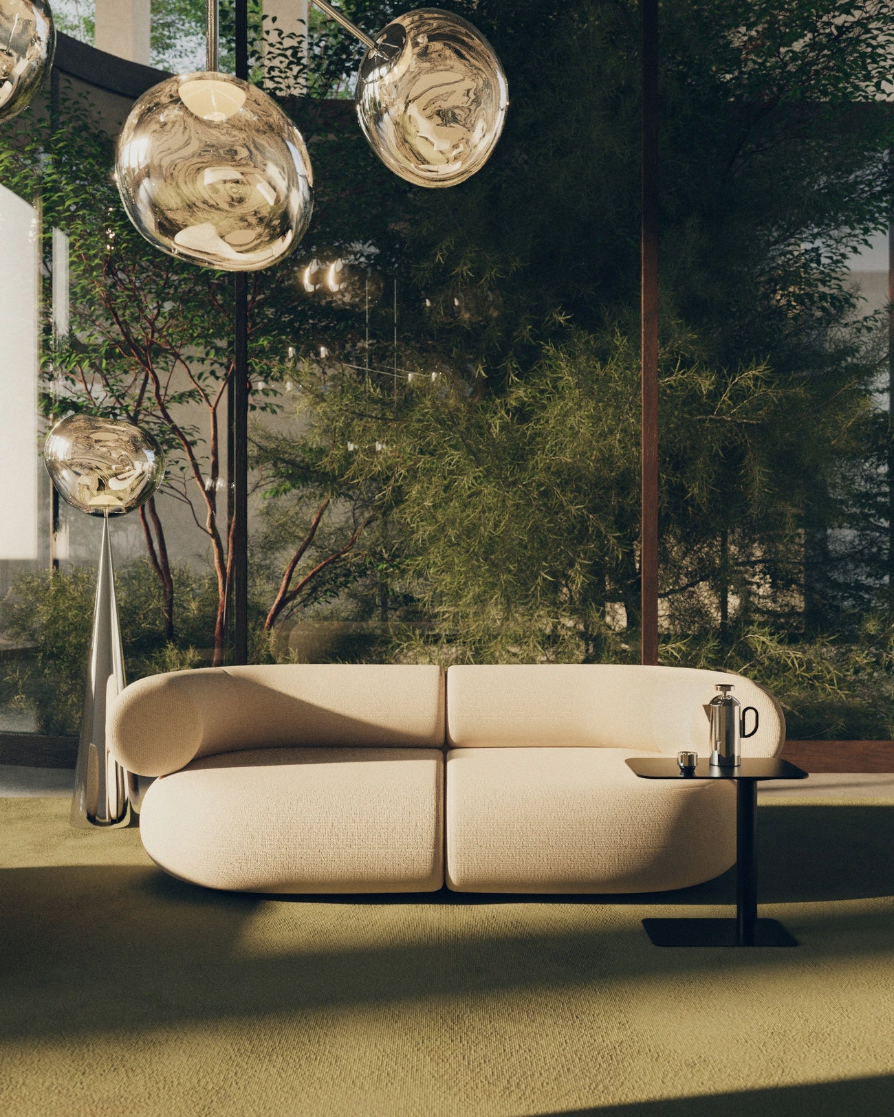 FAT modular sofa - right -handed upholstered module
