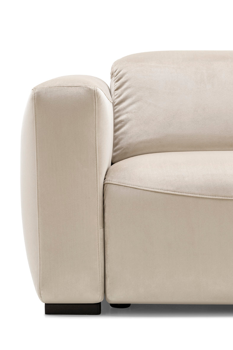 Sofa 3-sitzig WAVE gepolstert