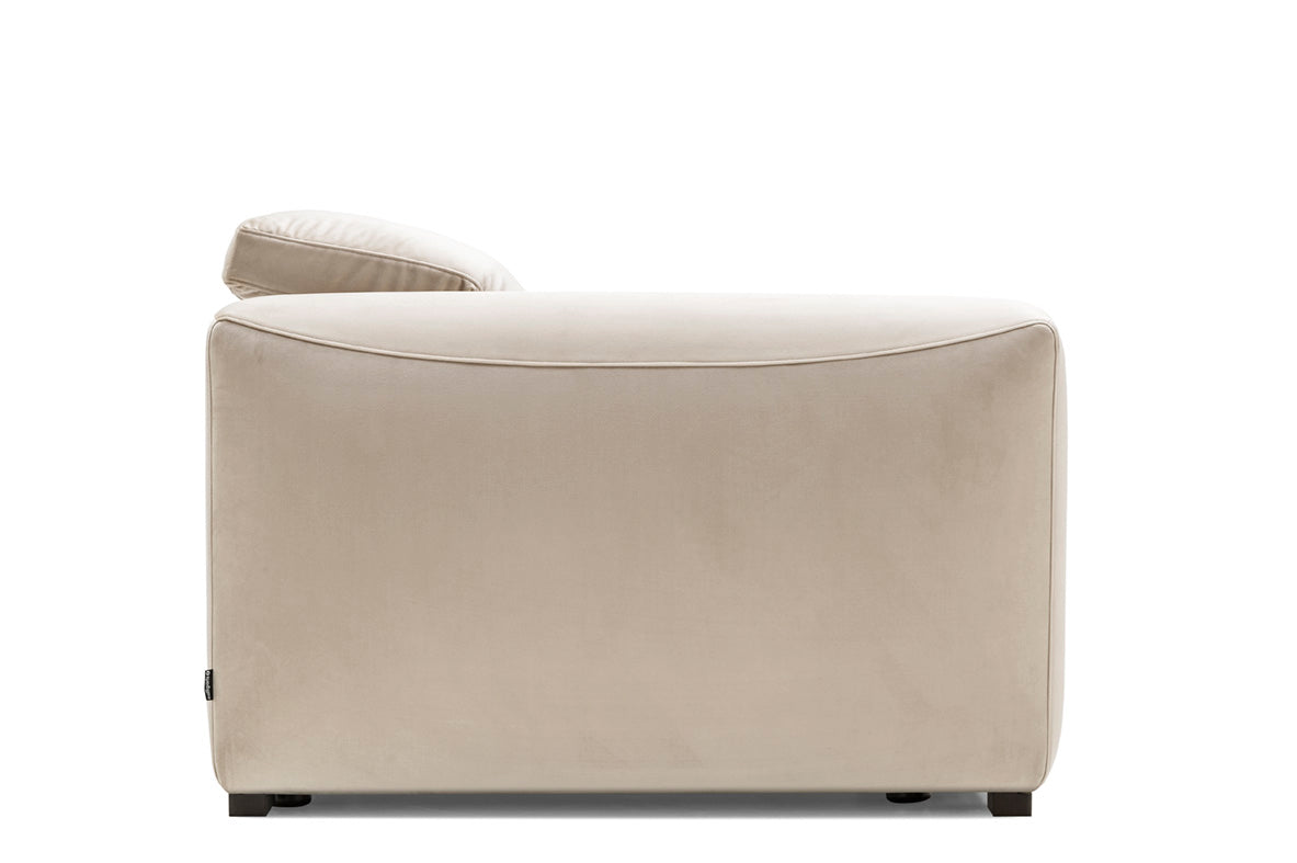Sofa 3-sitzig WAVE gepolstert