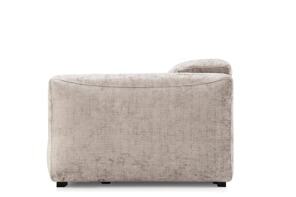 Sofa 3-sitzig WAVE gepolstert