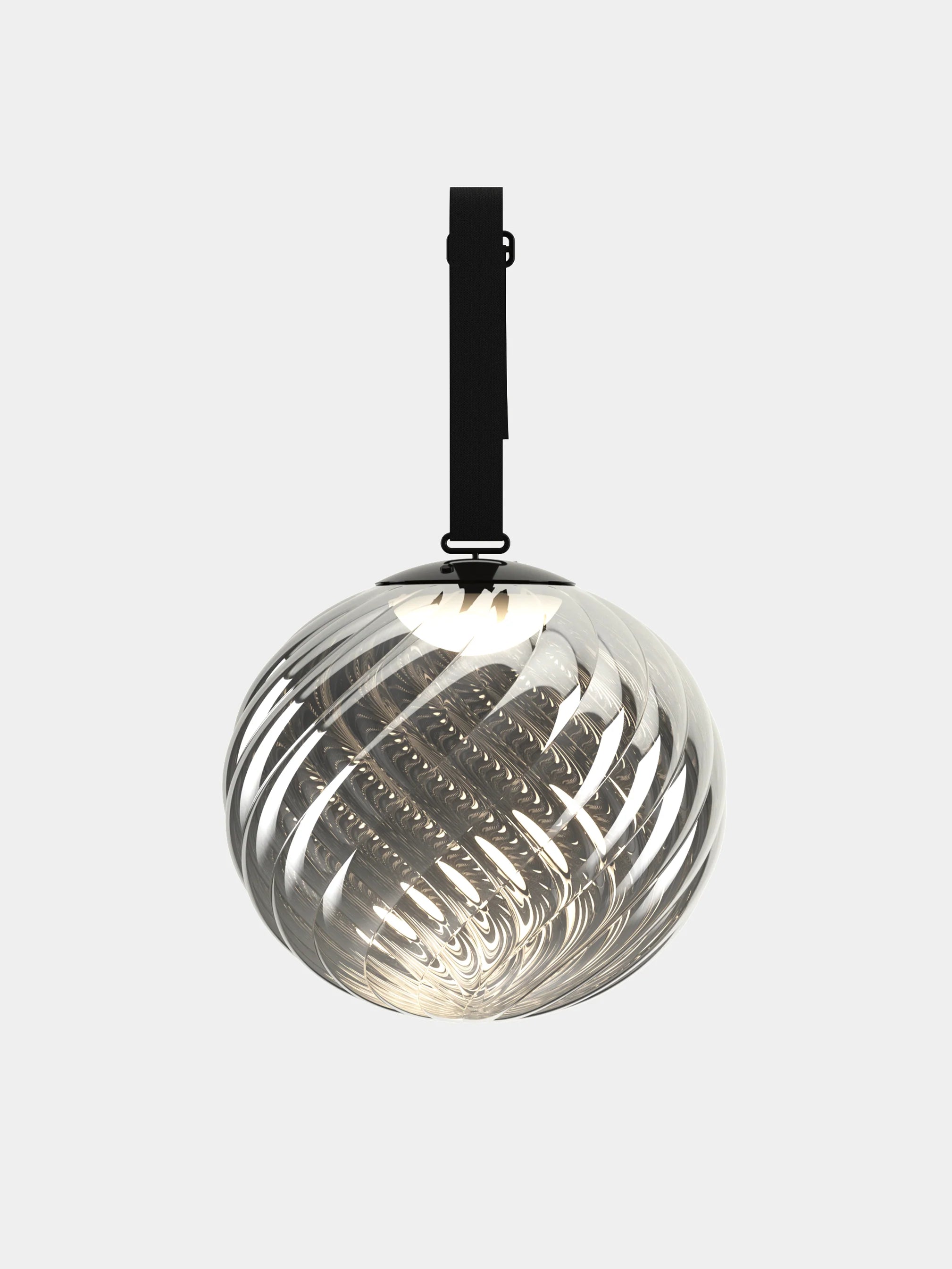 Tragbare Lampe WHIRL silber