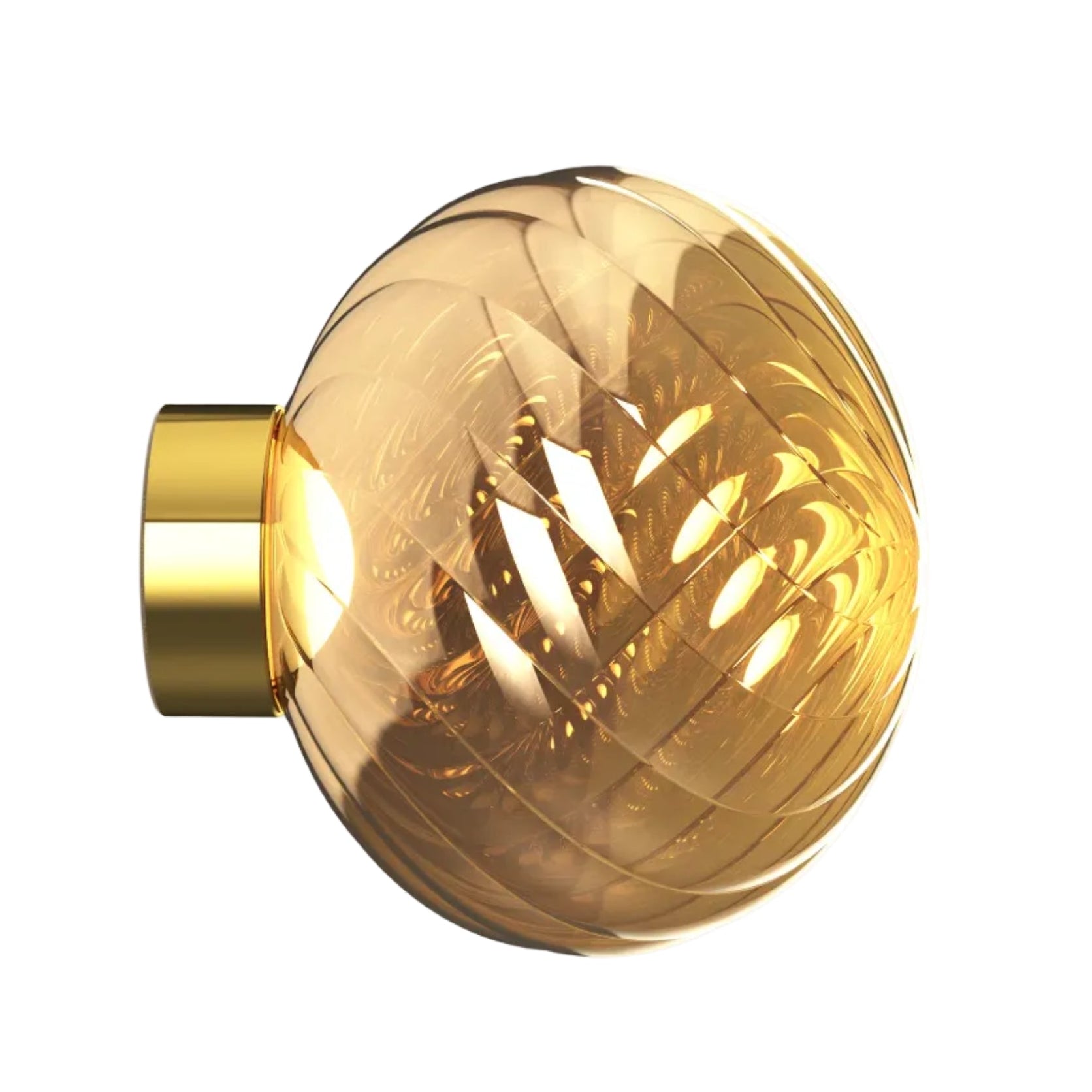 Wandleuchte WHIRL gold